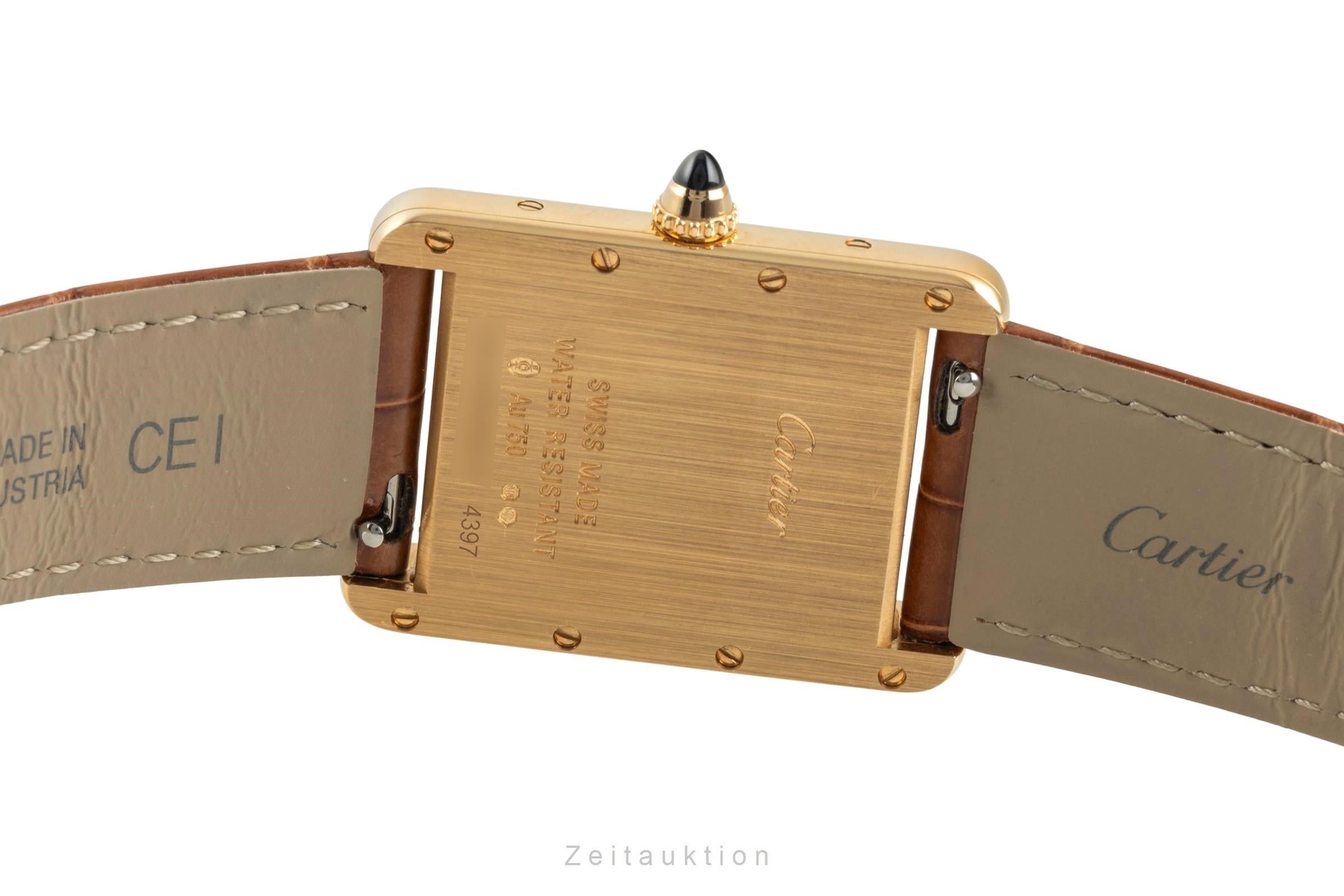 Cartier Tank or 18 ct quartz unisexe WGTA0067 LP: 13600EUR  [2603904]