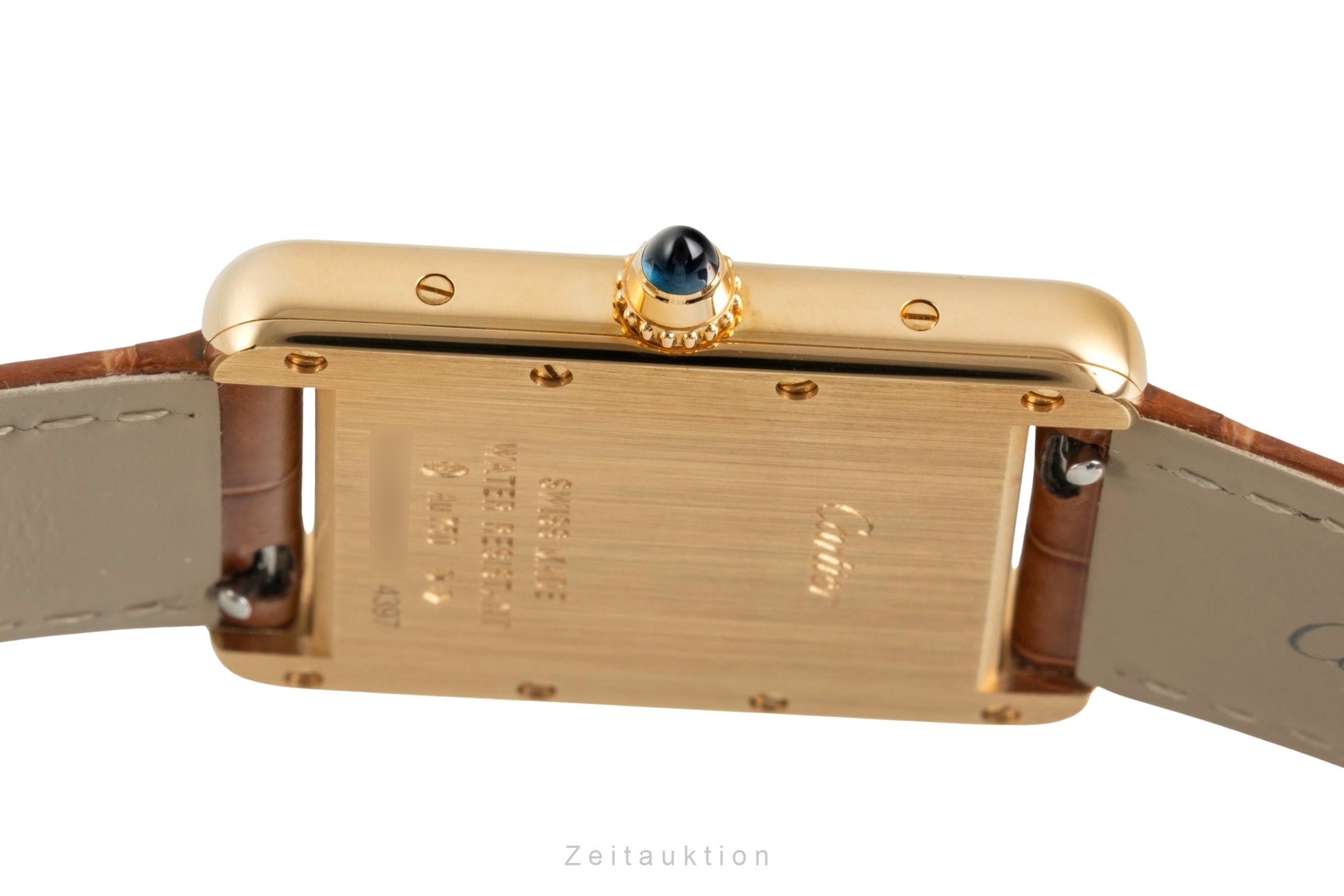 Cartier Tank or 18 ct quartz unisexe WGTA0067 LP: 13600EUR  [2603904]