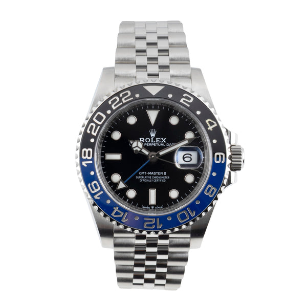 Rolex GMT-Master II Batgirl Stahl Automatik Herrenuhr Ref. 126710BLNR B&P 2019 [2603905]