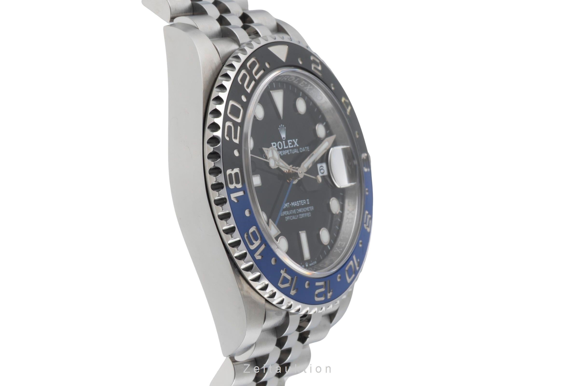Rolex GMT-Master II Batgirl Stahl Automatik Herrenuhr Ref. 126710BLNR B&P 2019 [2603905]