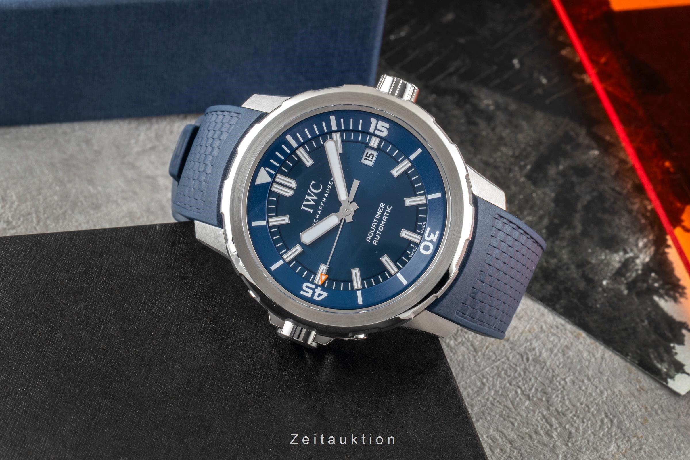 IWC Aquatimer Stahl Automatik Herrenuhr Ref. IW328801 B&P 2023 NP: 6500,- € [2603908]