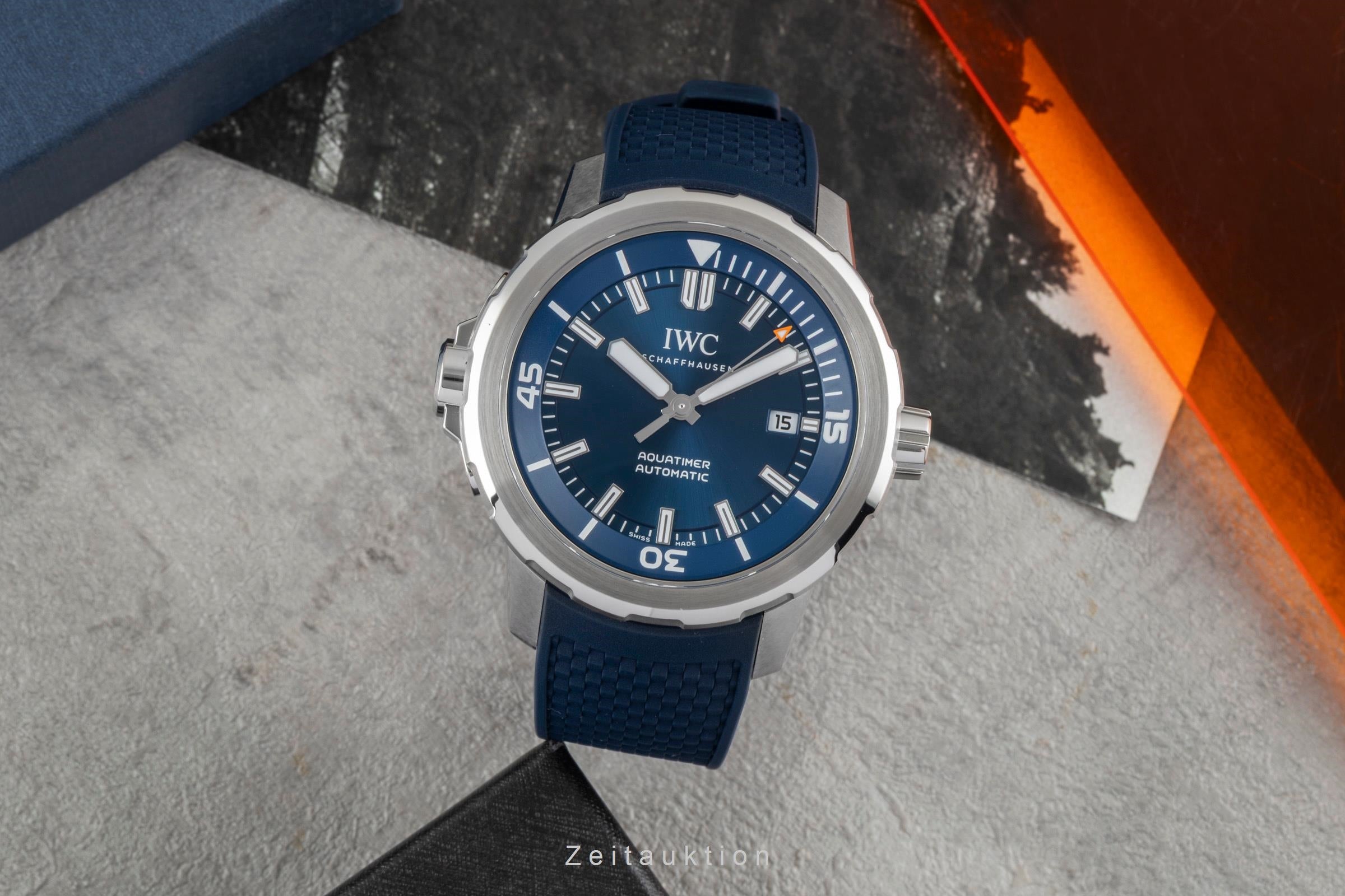 IWC Aquatimer Stahl Automatik Herrenuhr Ref. IW328801 B&P 2023 NP: 6500,- € [2603908]