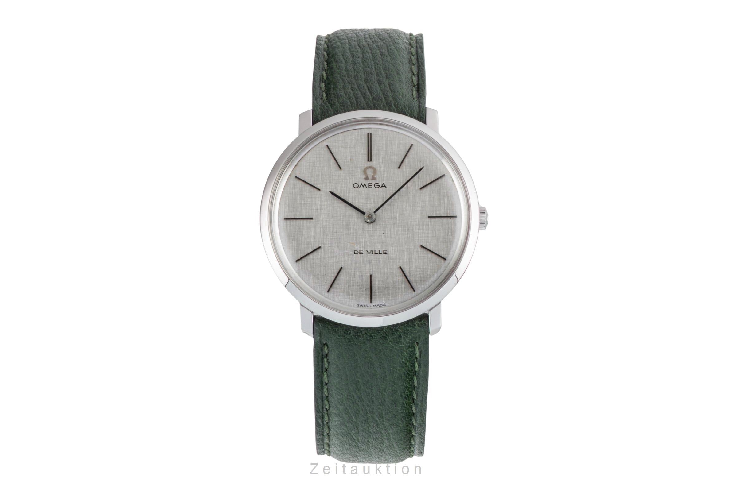 Omega De Ville Stahl Handaufzug Herrenuhr Ref. 111.077 ST 111.0077 Vintage  [2603910]