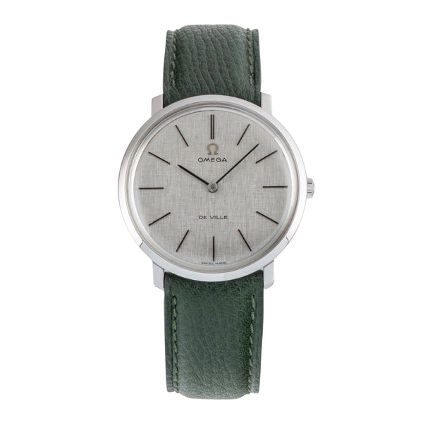 Omega De Ville Stahl Handaufzug Herrenuhr Ref. 111.077 ST 111.0077 Vintage  [2603910]