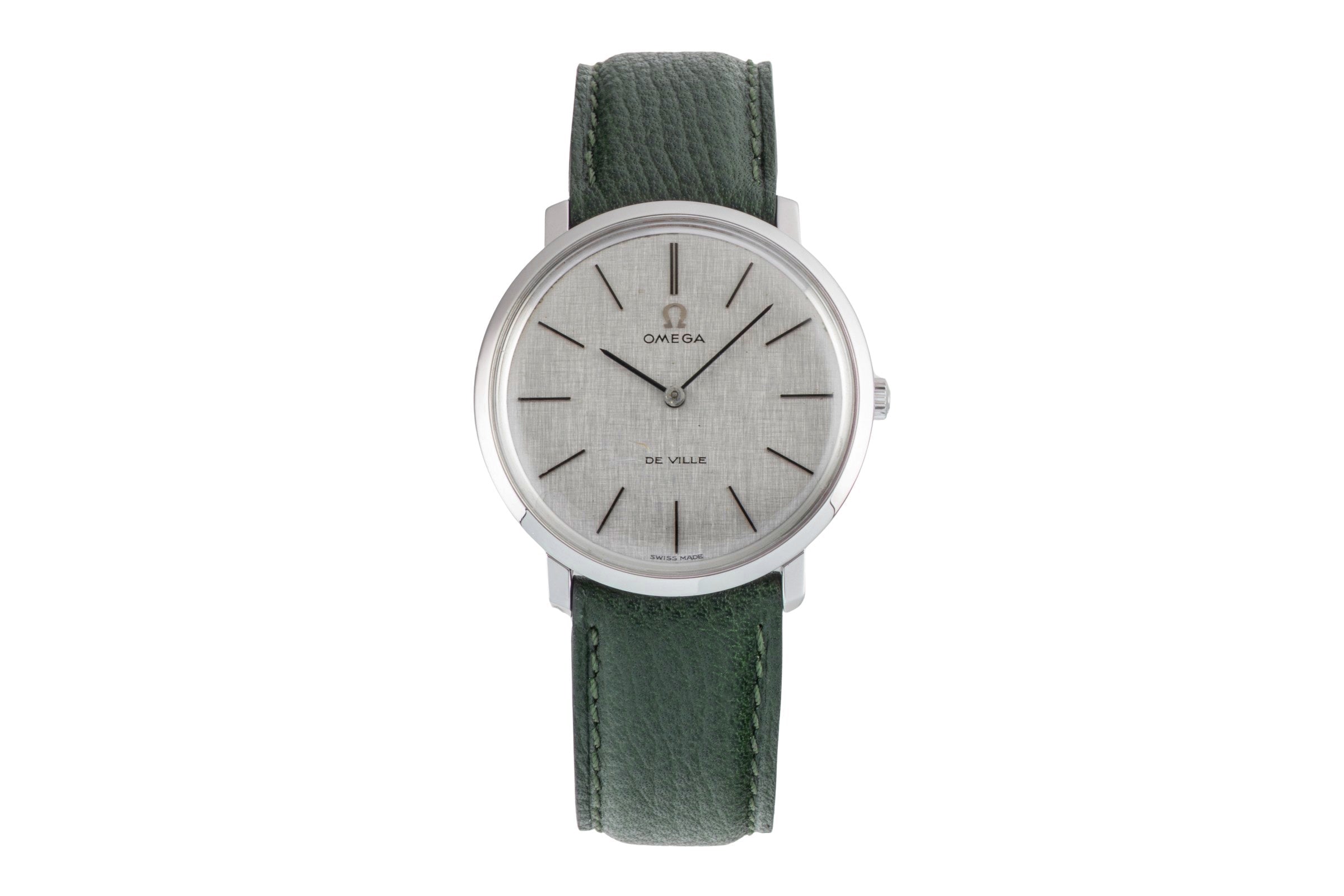 Omega De Ville steel manual winding men's watch 111.077  ST 111.0077 Vintage  [2603910]