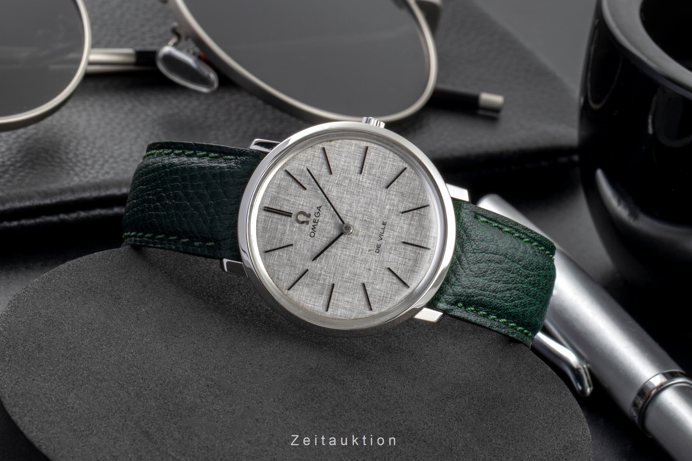 Omega De Ville Stahl Handaufzug Herrenuhr Ref. 111.077 ST 111.0077 Vintage  [2603910]