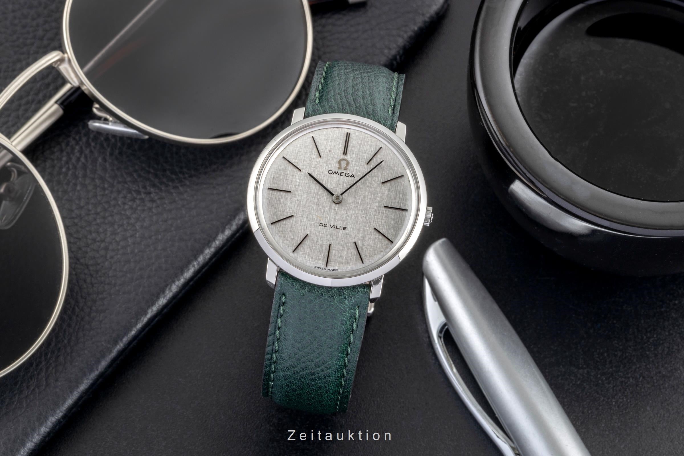 Omega De Ville Stahl Handaufzug Herrenuhr Ref. 111.077 ST 111.0077 Vintage  [2603910]