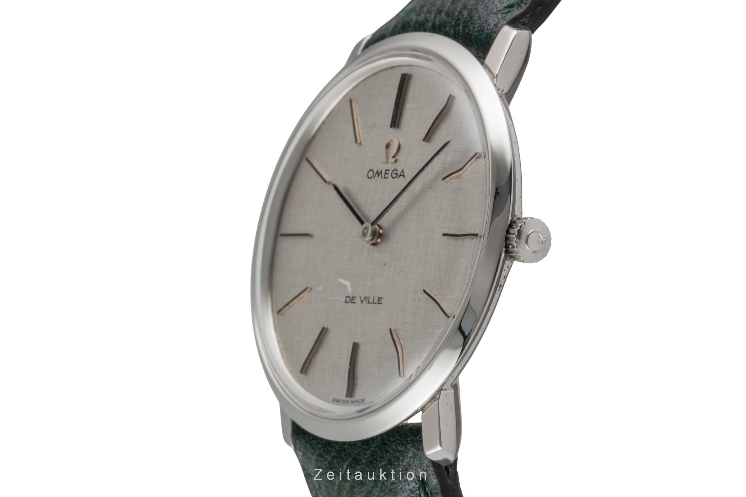 Omega De Ville Stahl Handaufzug Herrenuhr Ref. 111.077 ST 111.0077 Vintage  [2603910]