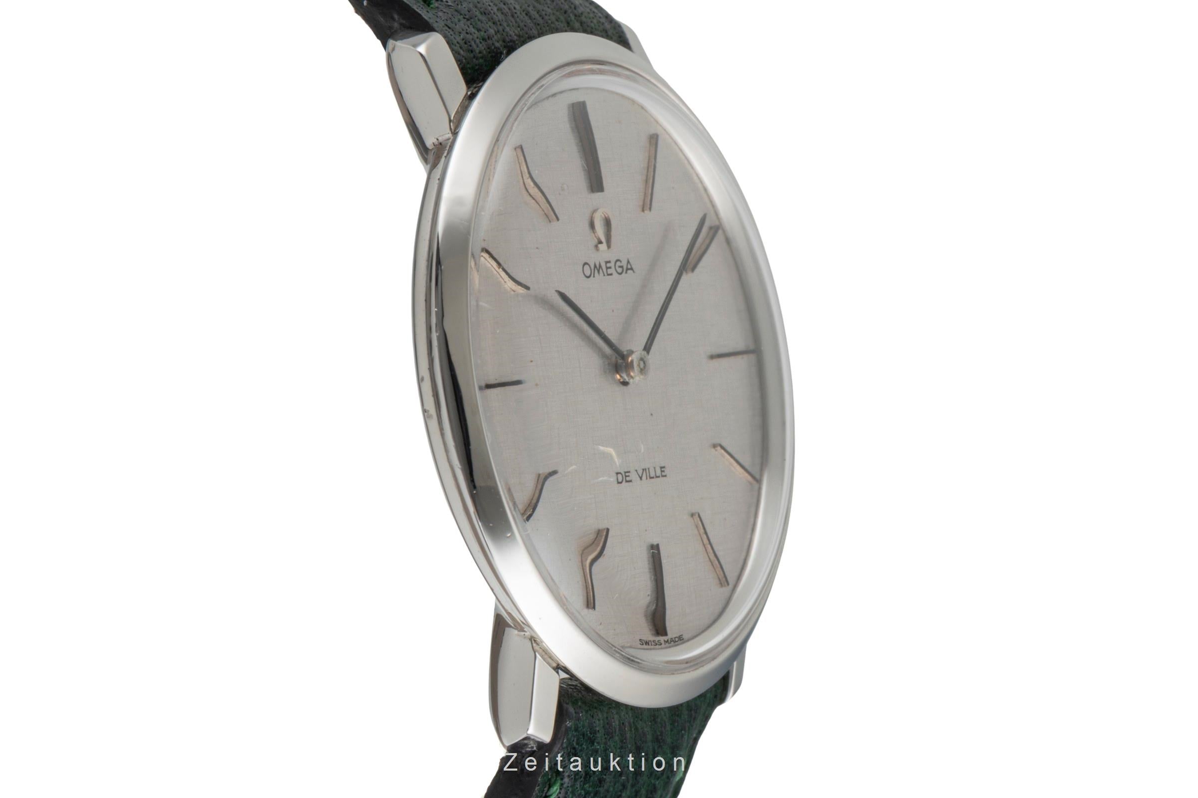 Omega De Ville Stahl Handaufzug Herrenuhr Ref. 111.077 ST 111.0077 Vintage  [2603910]