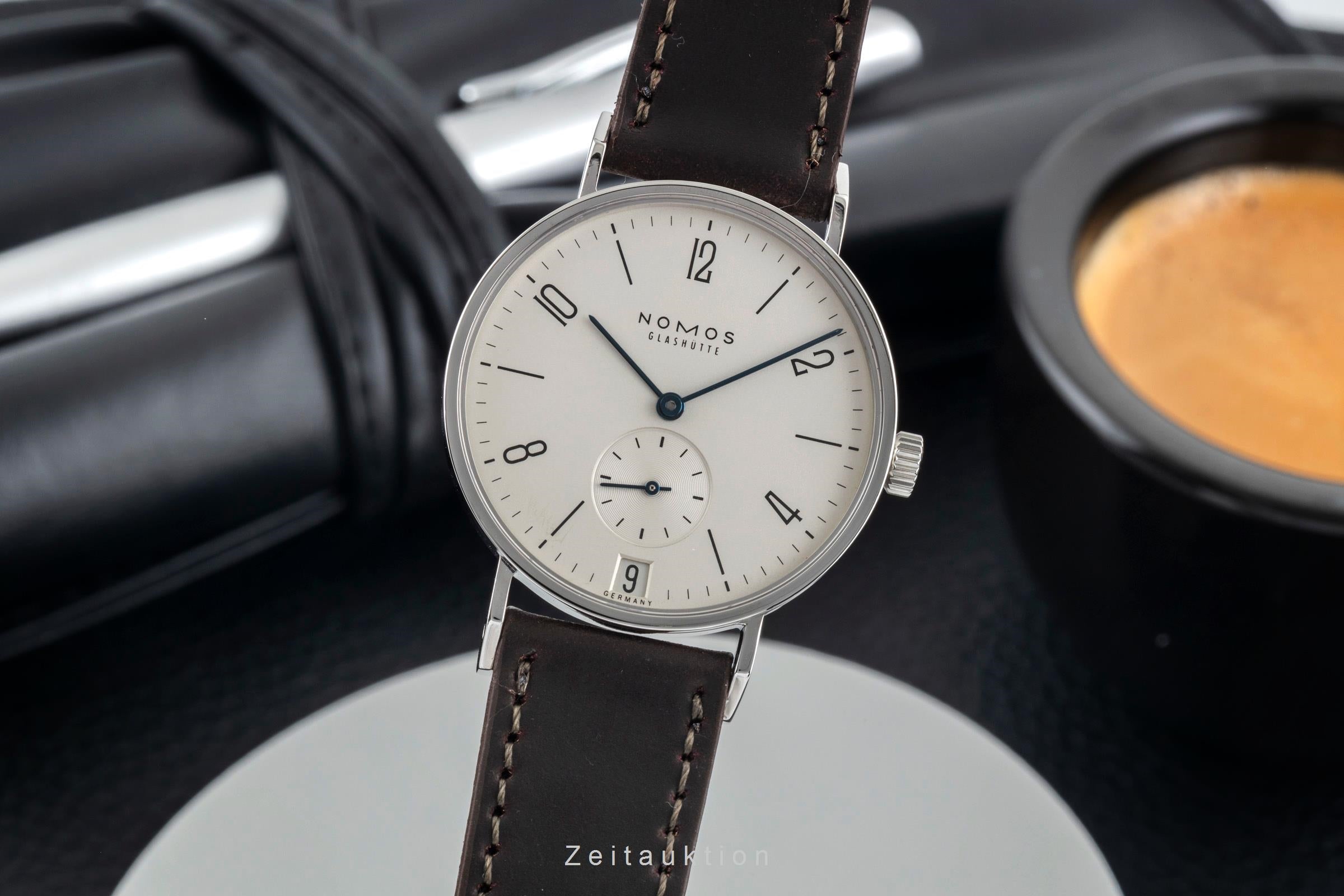 Nomos Tangente acero cuerda manual reloj para caballeros 107  [2603914]