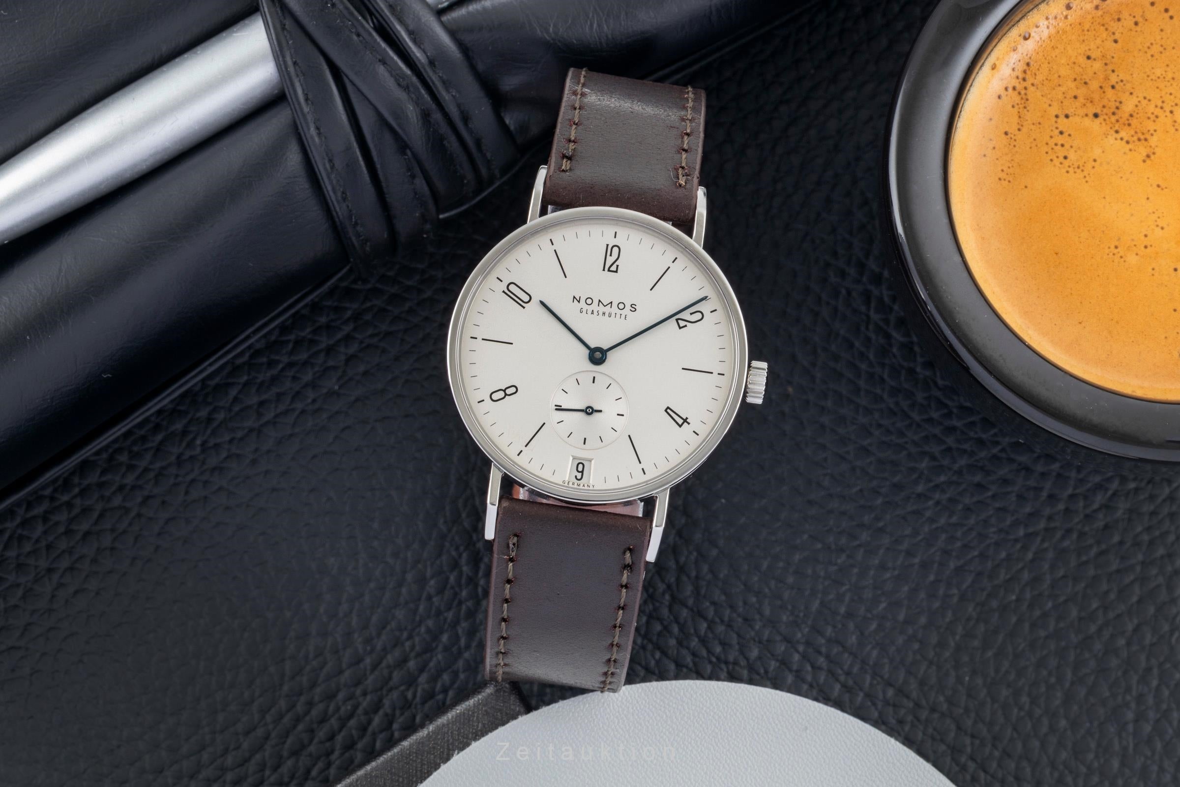 Nomos Tangente acero cuerda manual reloj para caballeros 107  [2603914]