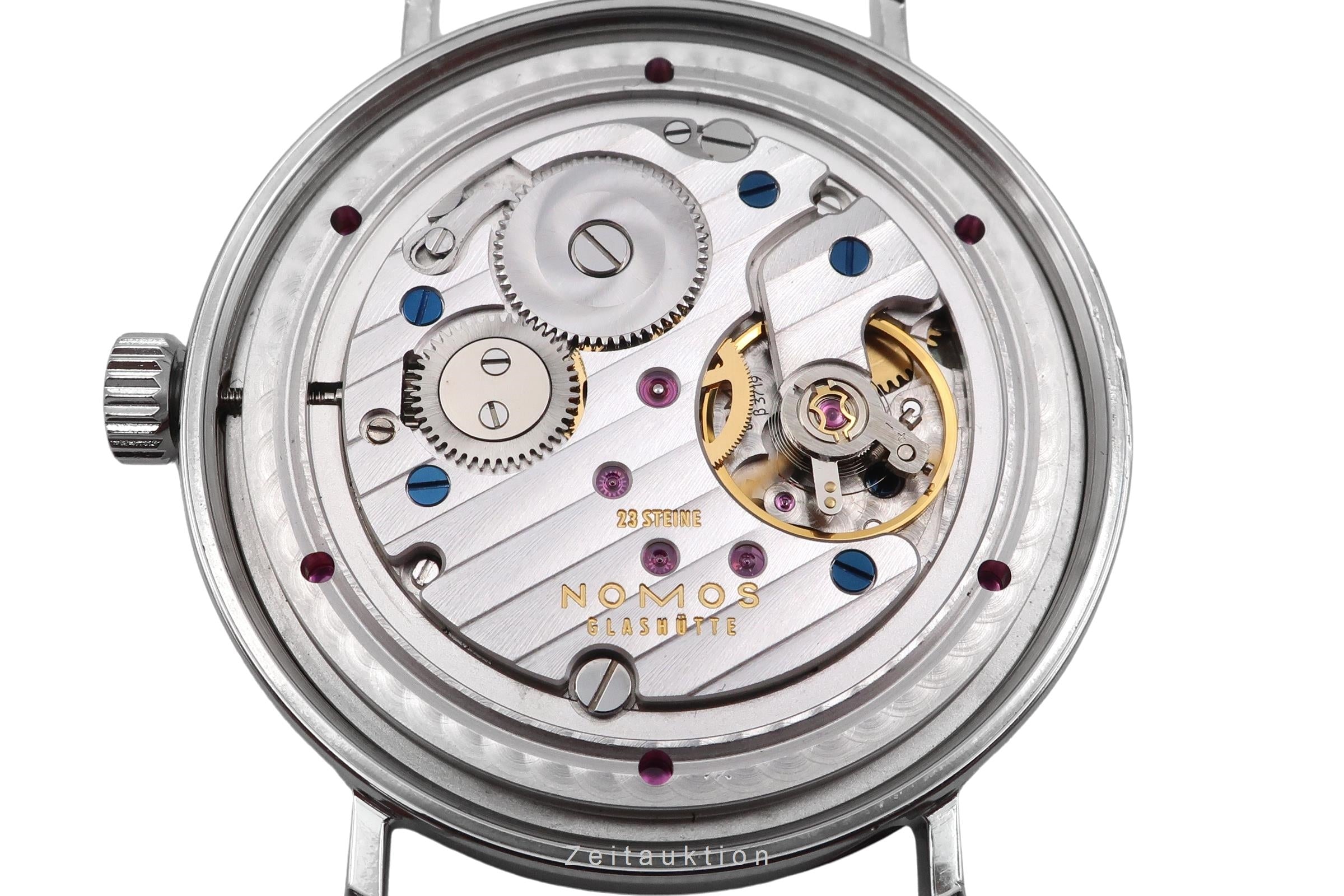 Nomos Tangente acero cuerda manual reloj para caballeros 107  [2603914]