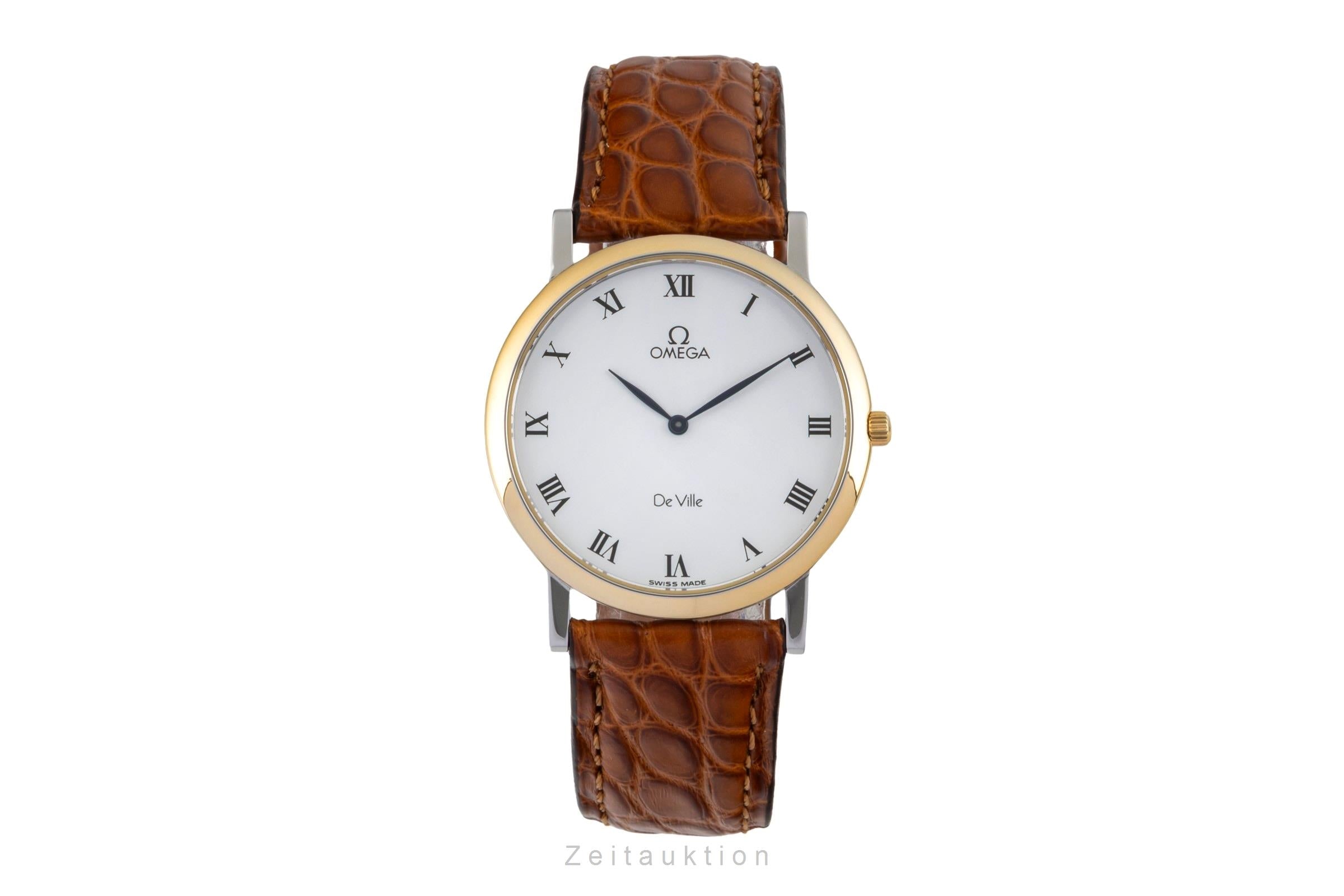 Omega De Ville Stahl / Gold  Herrenuhr Saphirglas Ref. 195.2378 Klassiker [2603916]