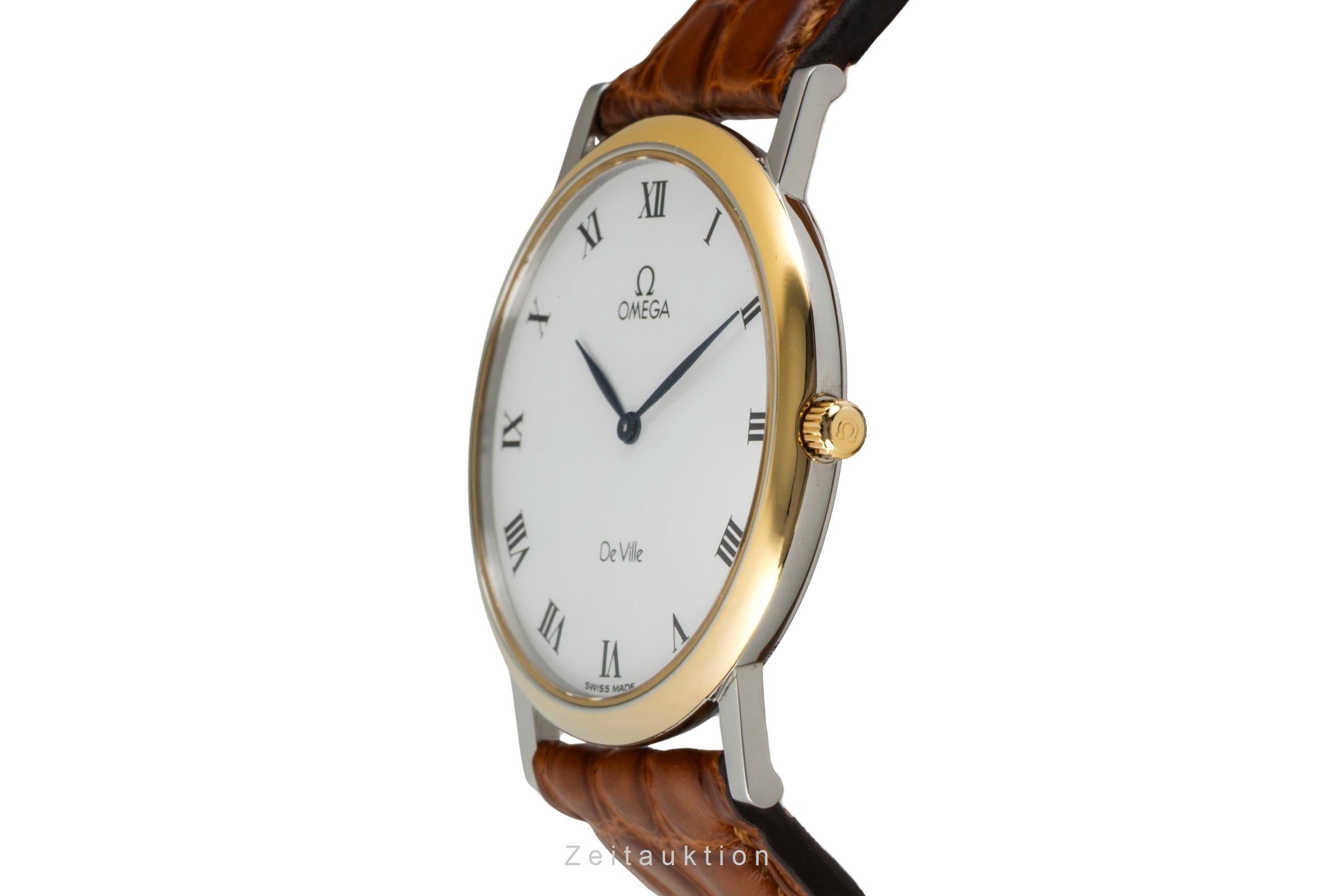 Omega De Ville Stahl / Gold  Herrenuhr Saphirglas Ref. 195.2378 Klassiker [2603916]