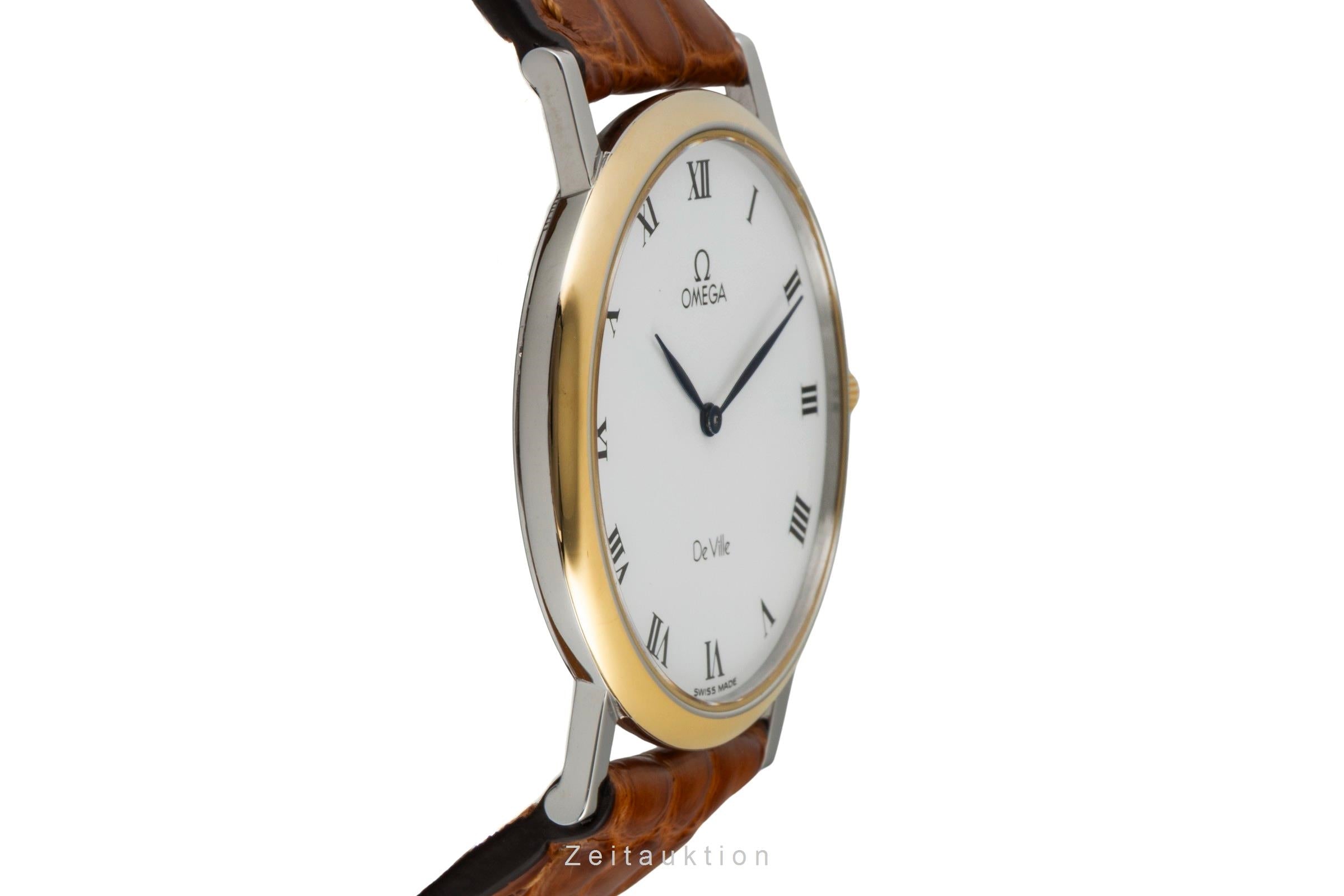 Omega De Ville Stahl / Gold  Herrenuhr Saphirglas Ref. 195.2378 Klassiker [2603916]