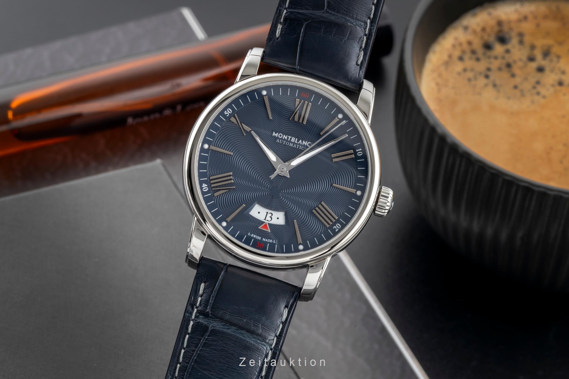 Montblanc 4810 Date steel automatic men's watch 119960 LP: 3250EUR  [2603918]