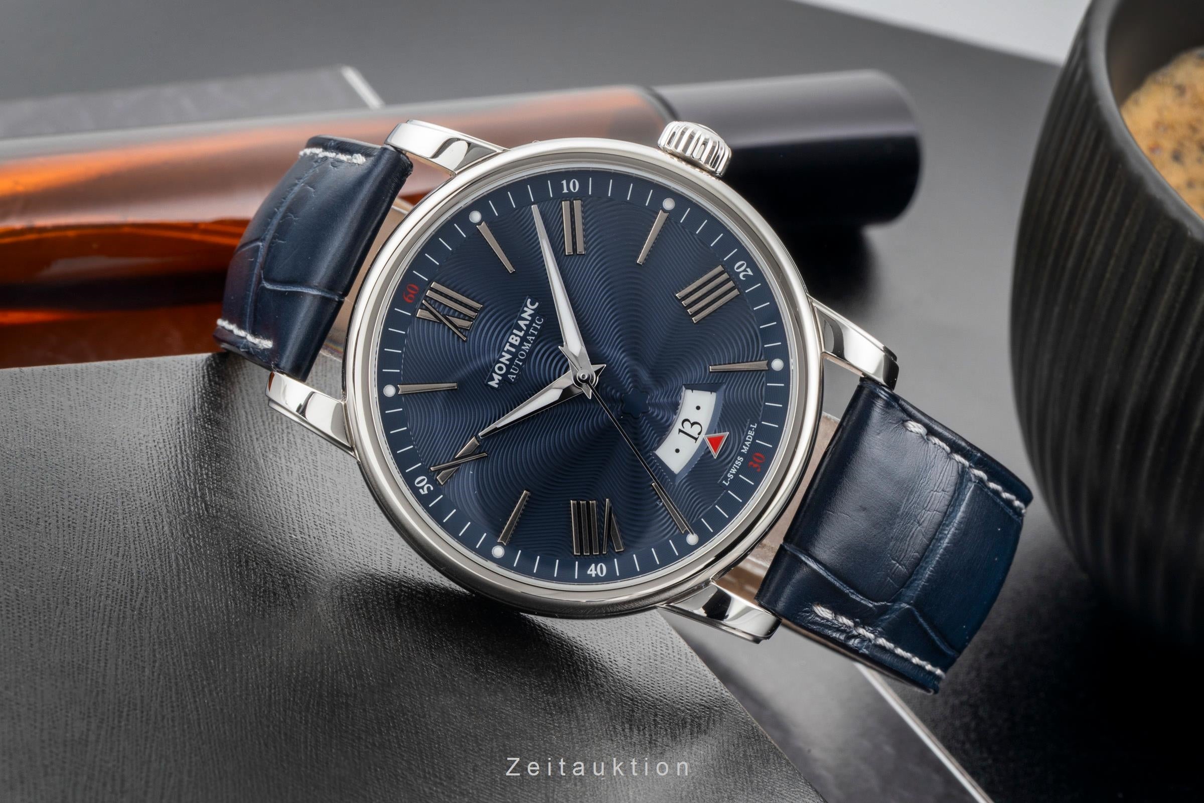 Montblanc 4810 Date steel automatic men's watch 119960 LP: 3250EUR  [2603918]