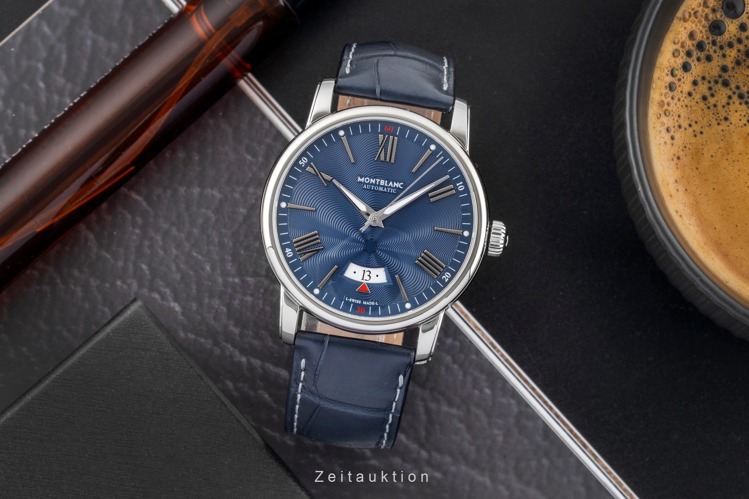 Montblanc 4810 Date steel automatic men's watch 119960 LP: 3250EUR  [2603918]
