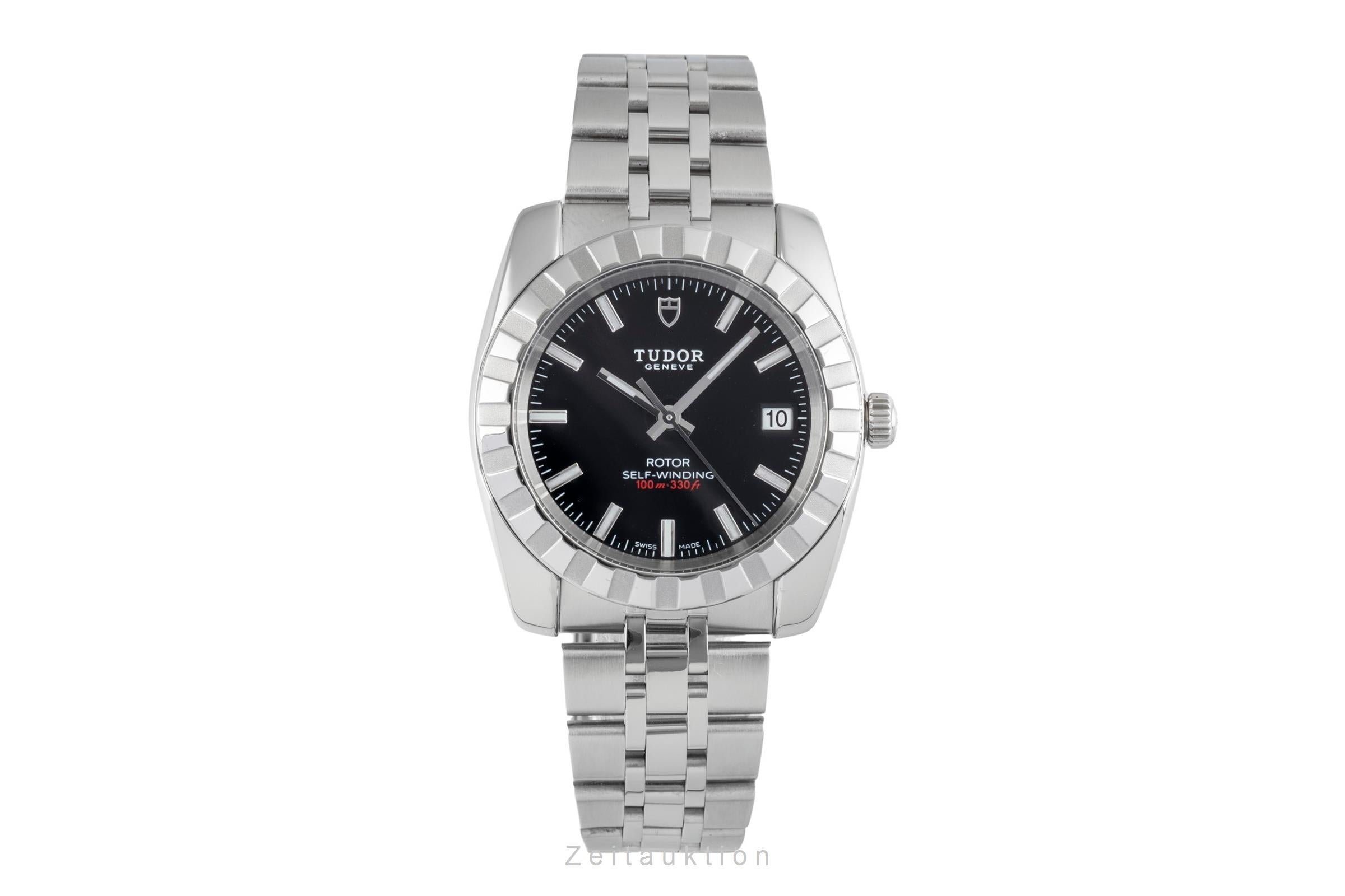Tudor Classic Date acero automático reloj para caballeros 21010 LP: 3110EUR  [2603921]