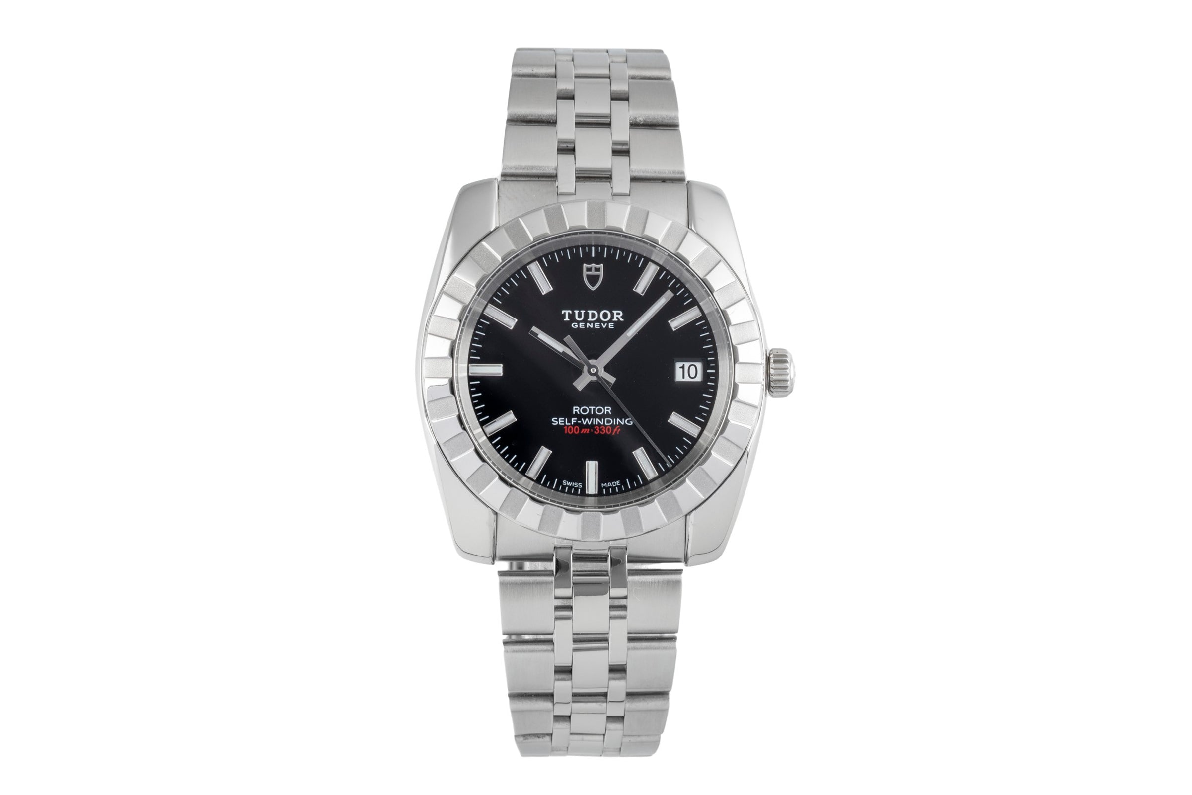 Tudor Classic Date acier automatique montre pour hommes 21010 LP: 3110EUR  [2603921]