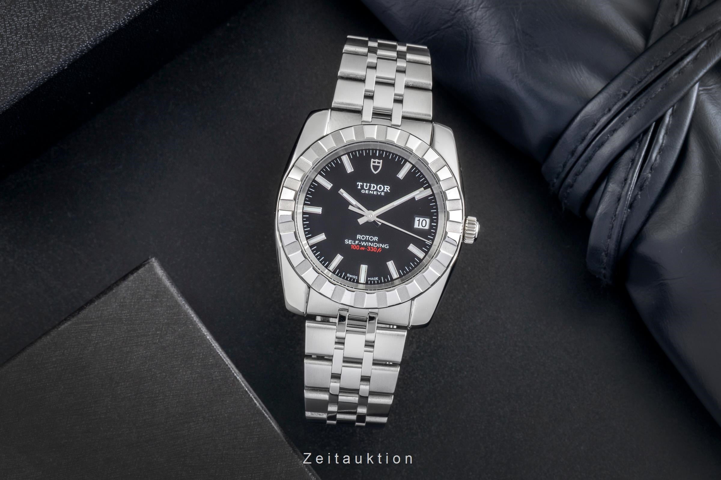 Tudor Classic Date acero automático reloj para caballeros 21010 LP: 3110EUR  [2603921]