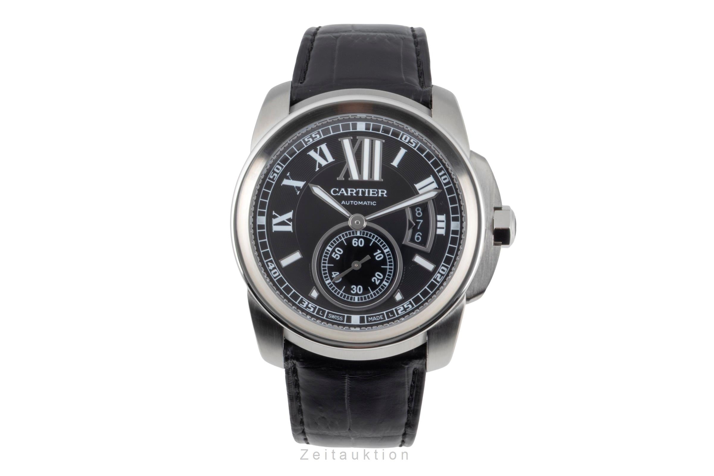 Cartier Calibre de Cartier 42 Edelstahl Automatik Herrenuhr Ref. W7100041 3389 [2603922]