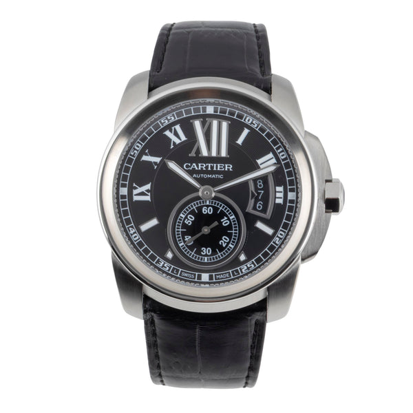 Cartier Calibre de Cartier 42 Edelstahl Automatik Herrenuhr Ref. W7100041 3389 [2603922]