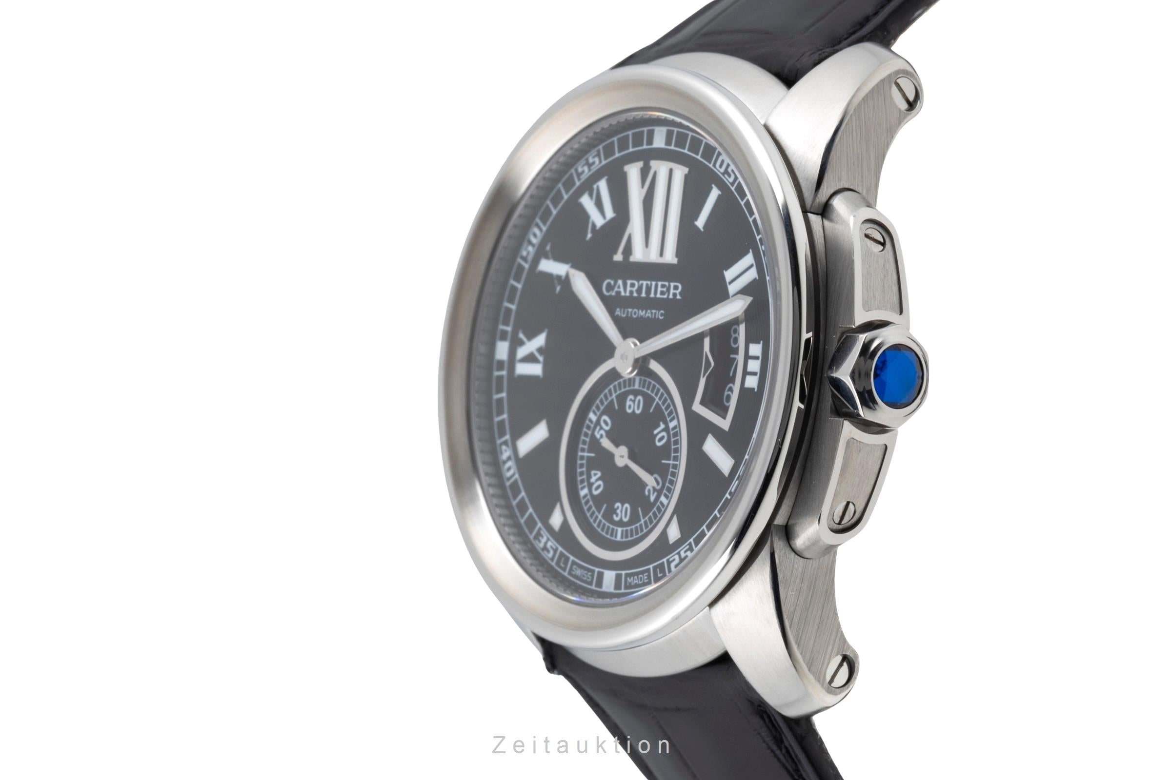 Cartier Calibre de Cartier 42 Edelstahl Automatik Herrenuhr Ref. W7100041 3389 [2603922]