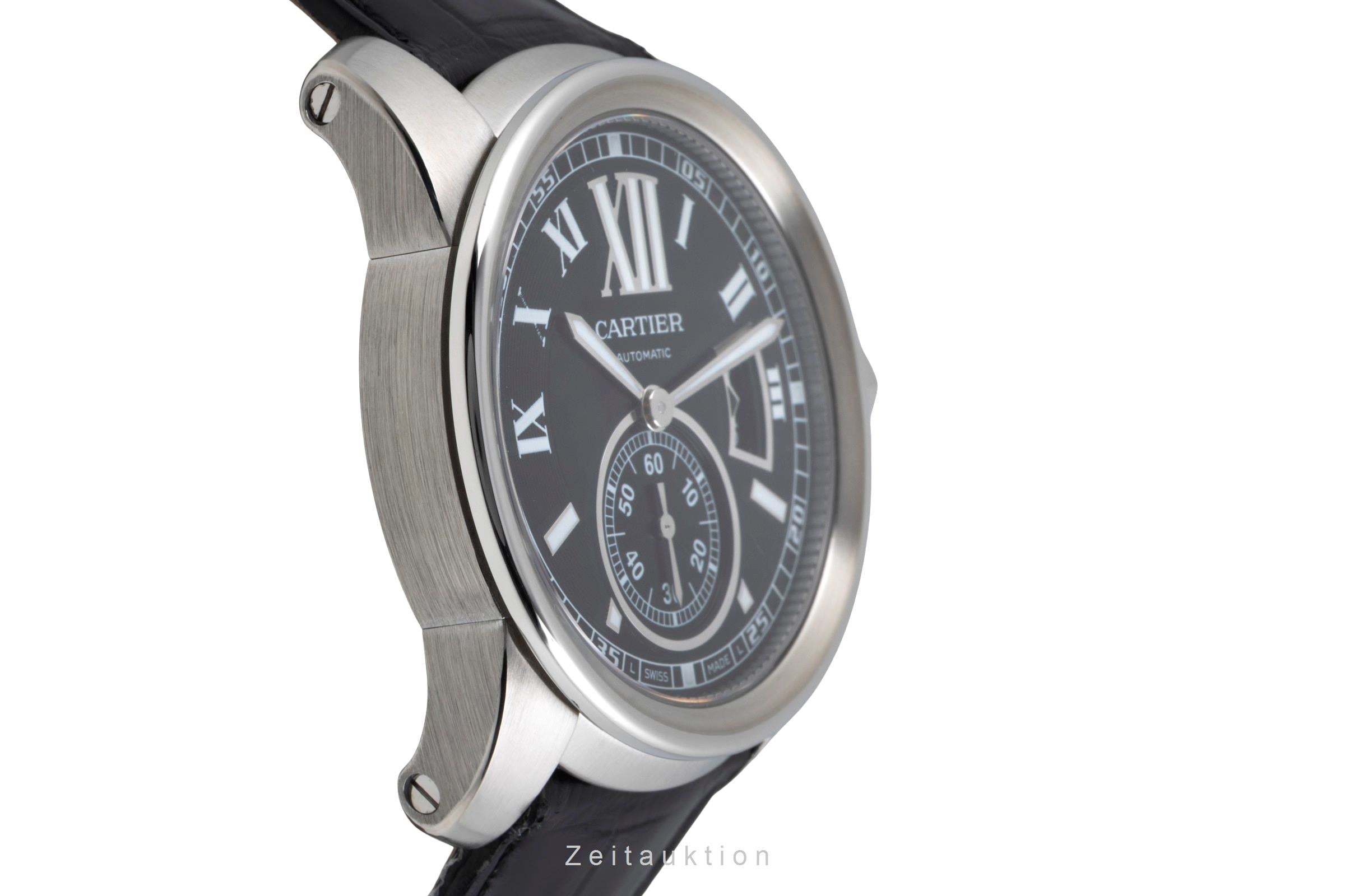 Cartier Calibre de Cartier 42 Edelstahl Automatik Herrenuhr Ref. W7100041 3389 [2603922]