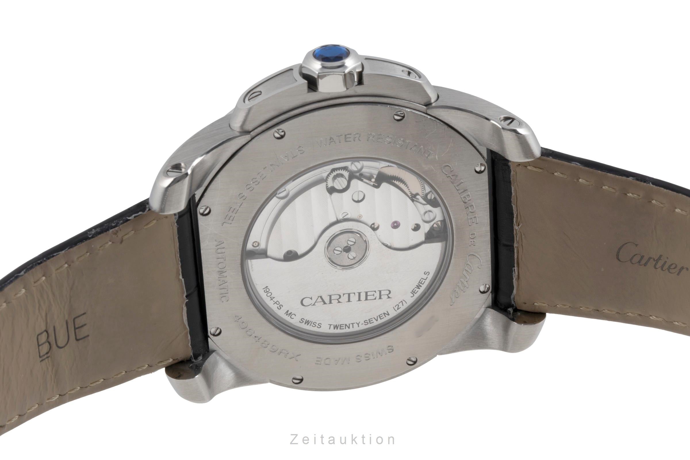 Cartier Calibre de Cartier 42 Edelstahl Automatik Herrenuhr Ref. W7100041 3389 [2603922]