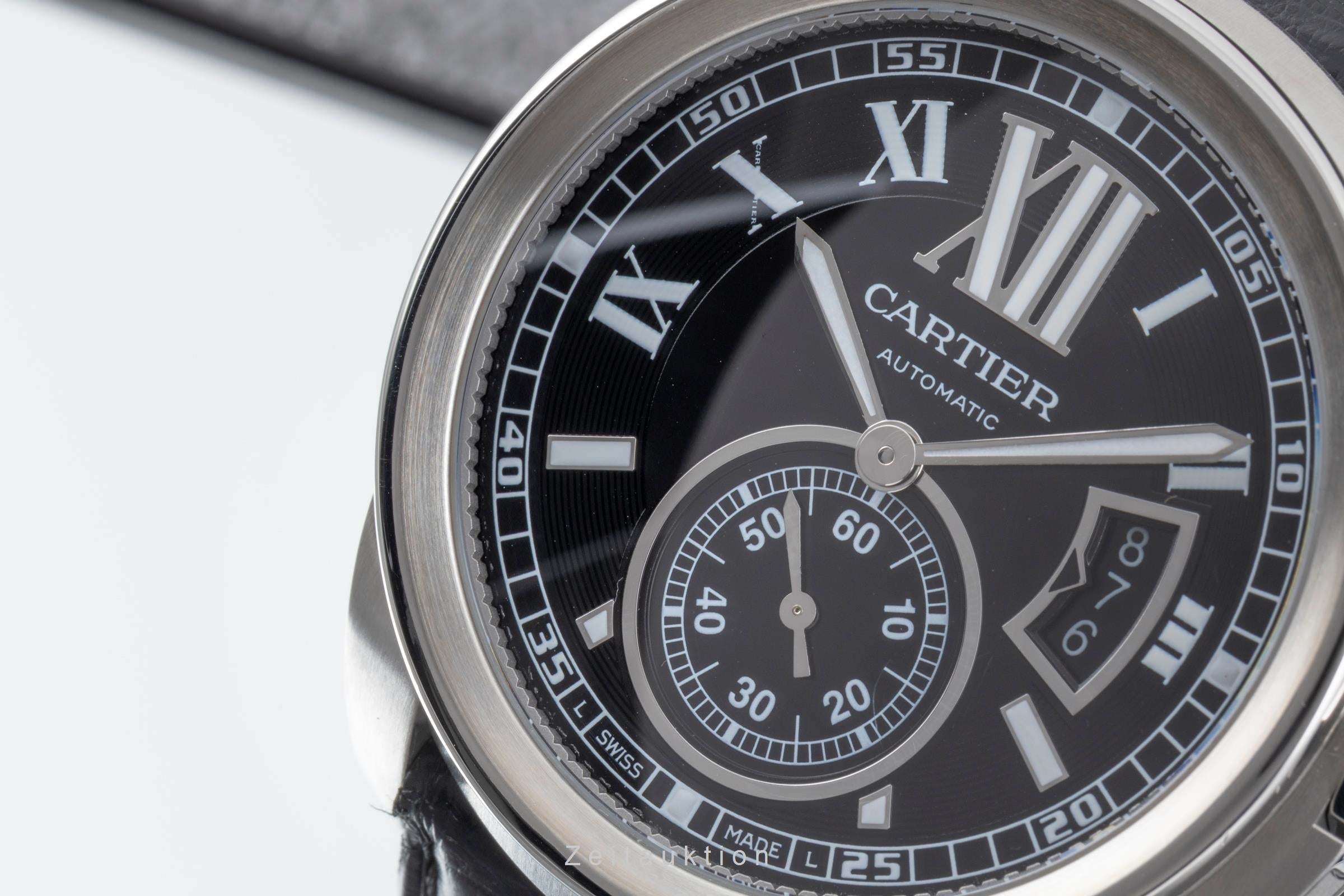 Cartier Calibre de Cartier 42 Edelstahl Automatik Herrenuhr Ref. W7100041 3389 [2603922]