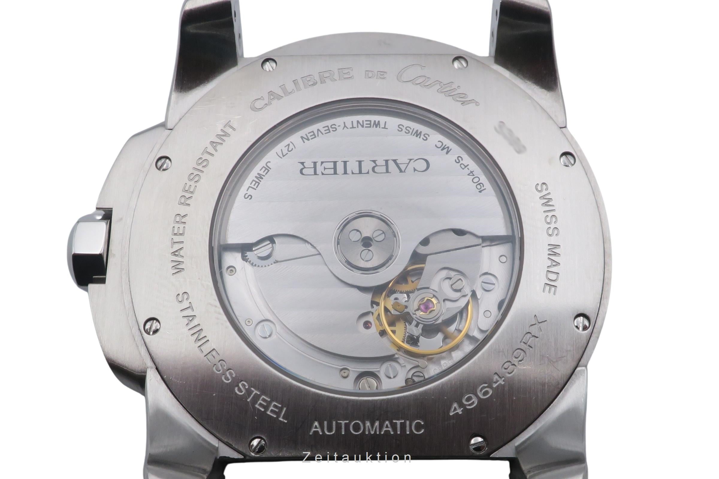 Cartier Calibre de Cartier 42 Edelstahl Automatik Herrenuhr Ref. W7100041 3389 [2603922]