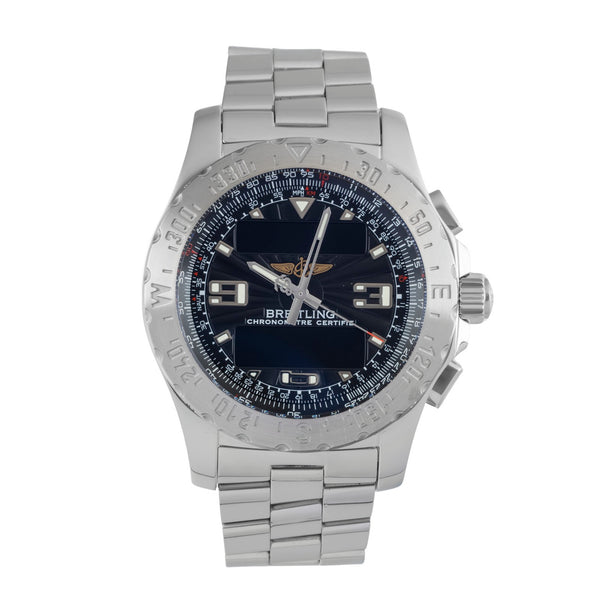 Breitling Airwolf Chronograph Black Dial Edelstahl Quarz Herrenuhr Ref. A78363 [2603923]