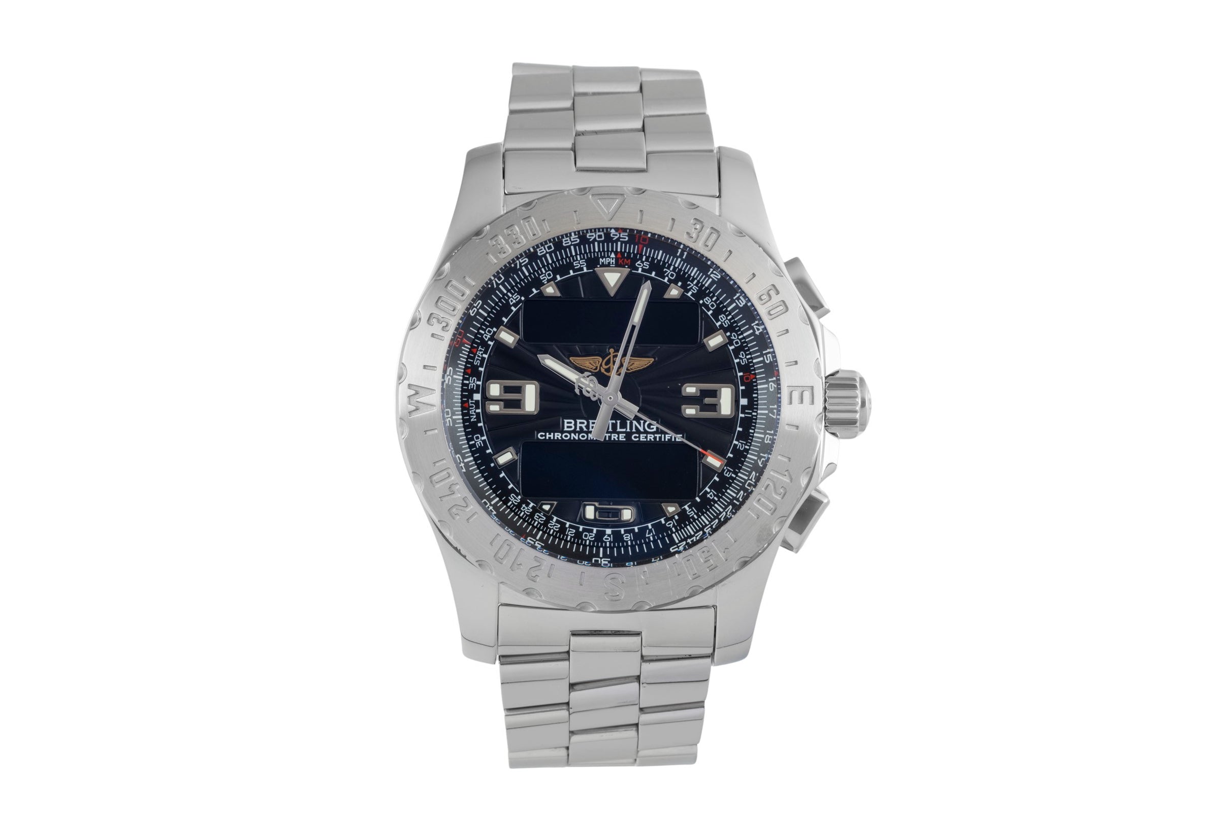 Breitling Airwolf chronograph steel quartz men's watch A78363  [2603923]