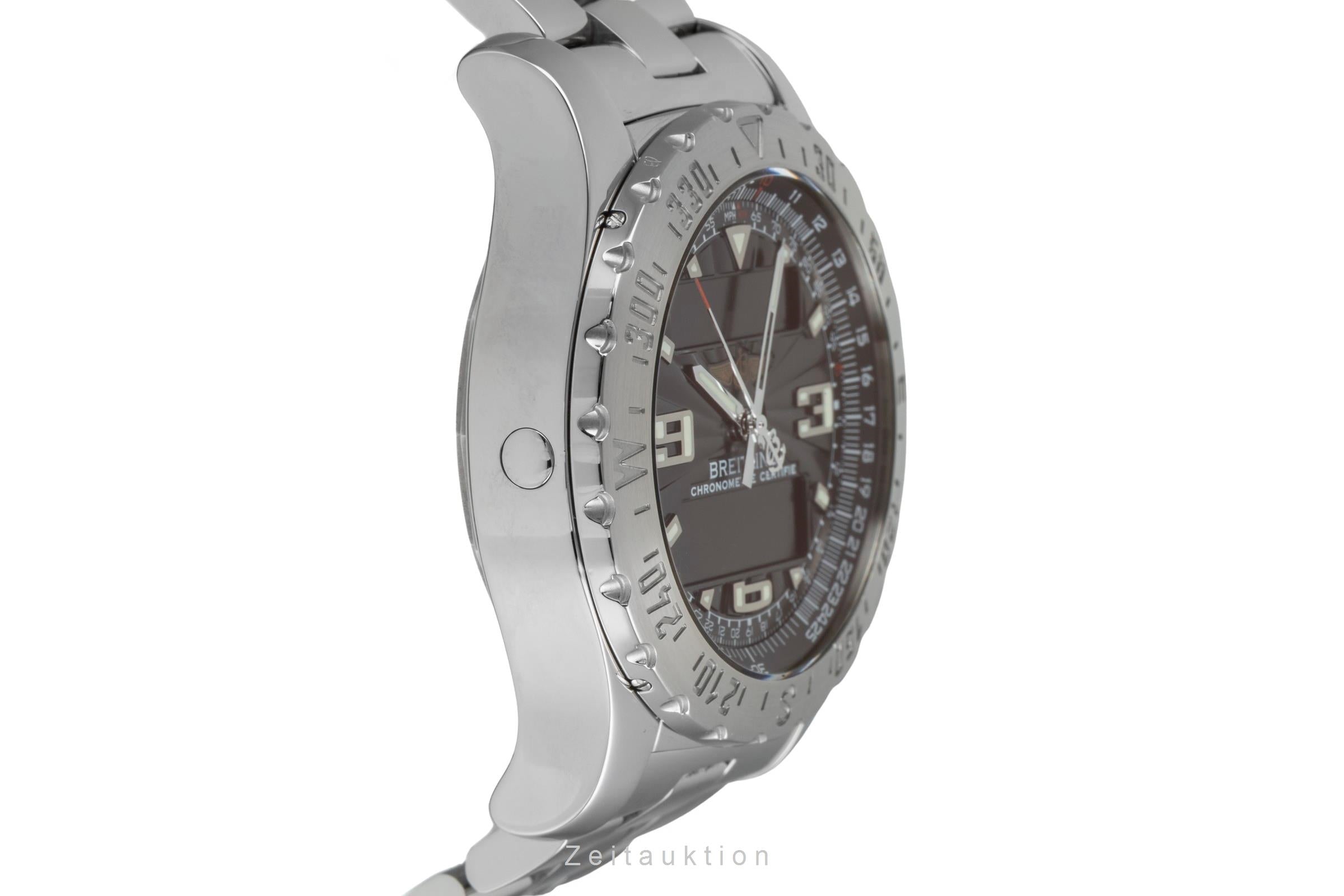 Breitling Airwolf Chronograph Black Dial Edelstahl Quarz Herrenuhr Ref. A78363 [2603923]