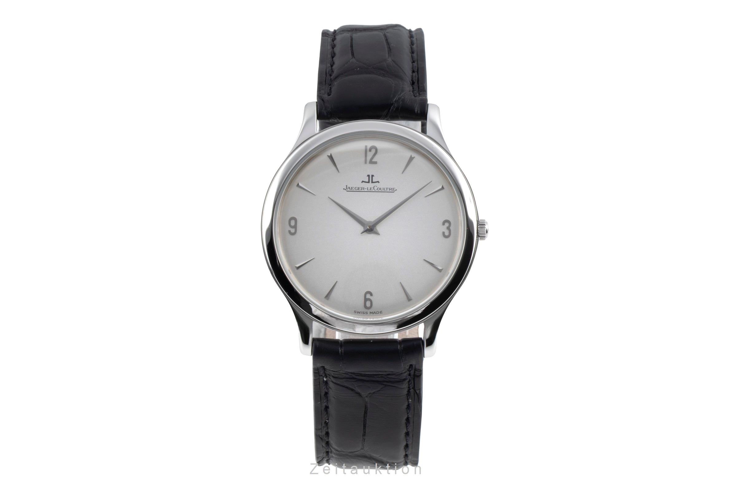 Jaeger LeCoultre Master Ultra Thin Handaufzug Stahl Ref. 145.8.79 Klassiker [2603924]