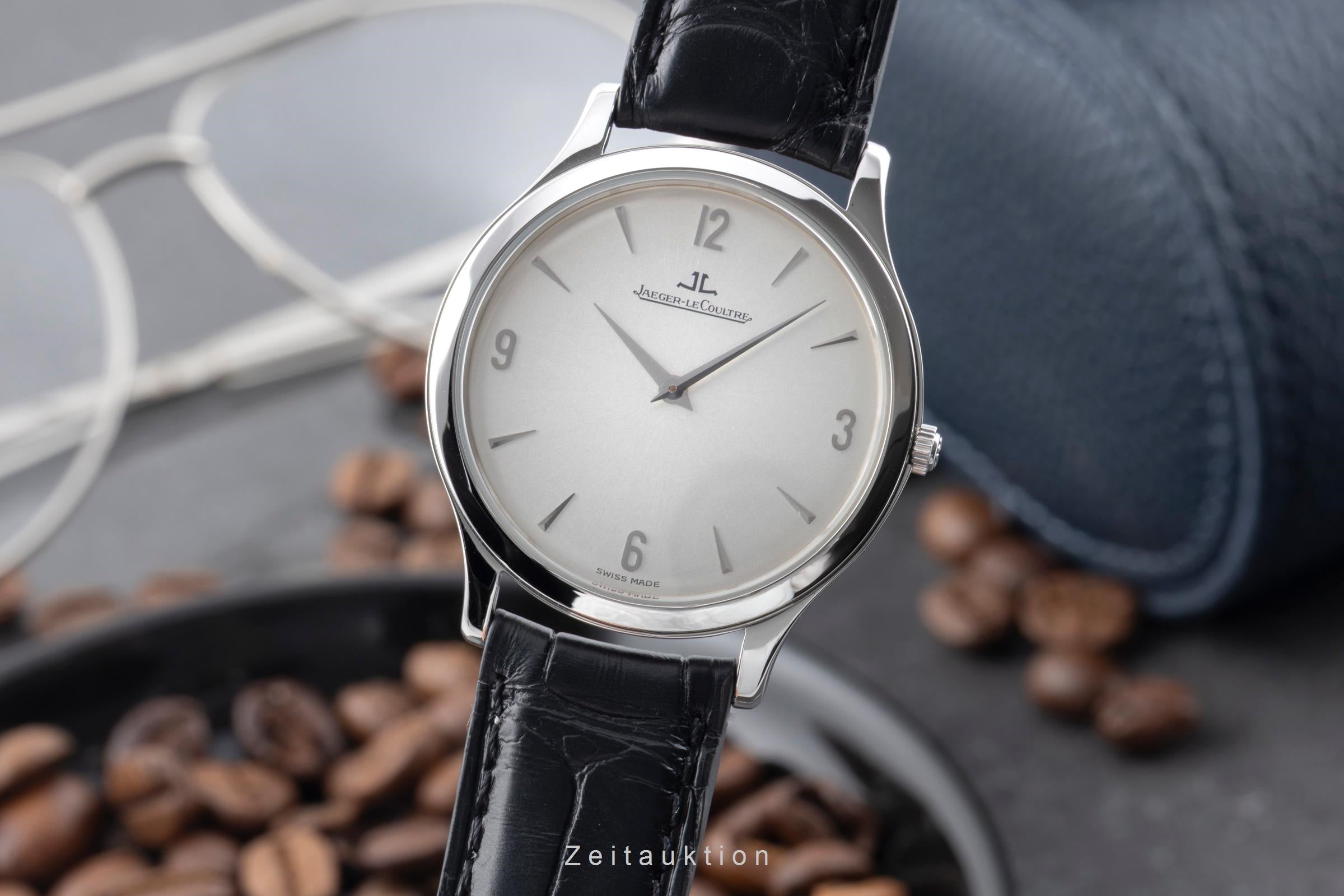Jaeger LeCoultre Master Ultra Thin Handaufzug Stahl Ref. 145.8.79 Klassiker [2603924]