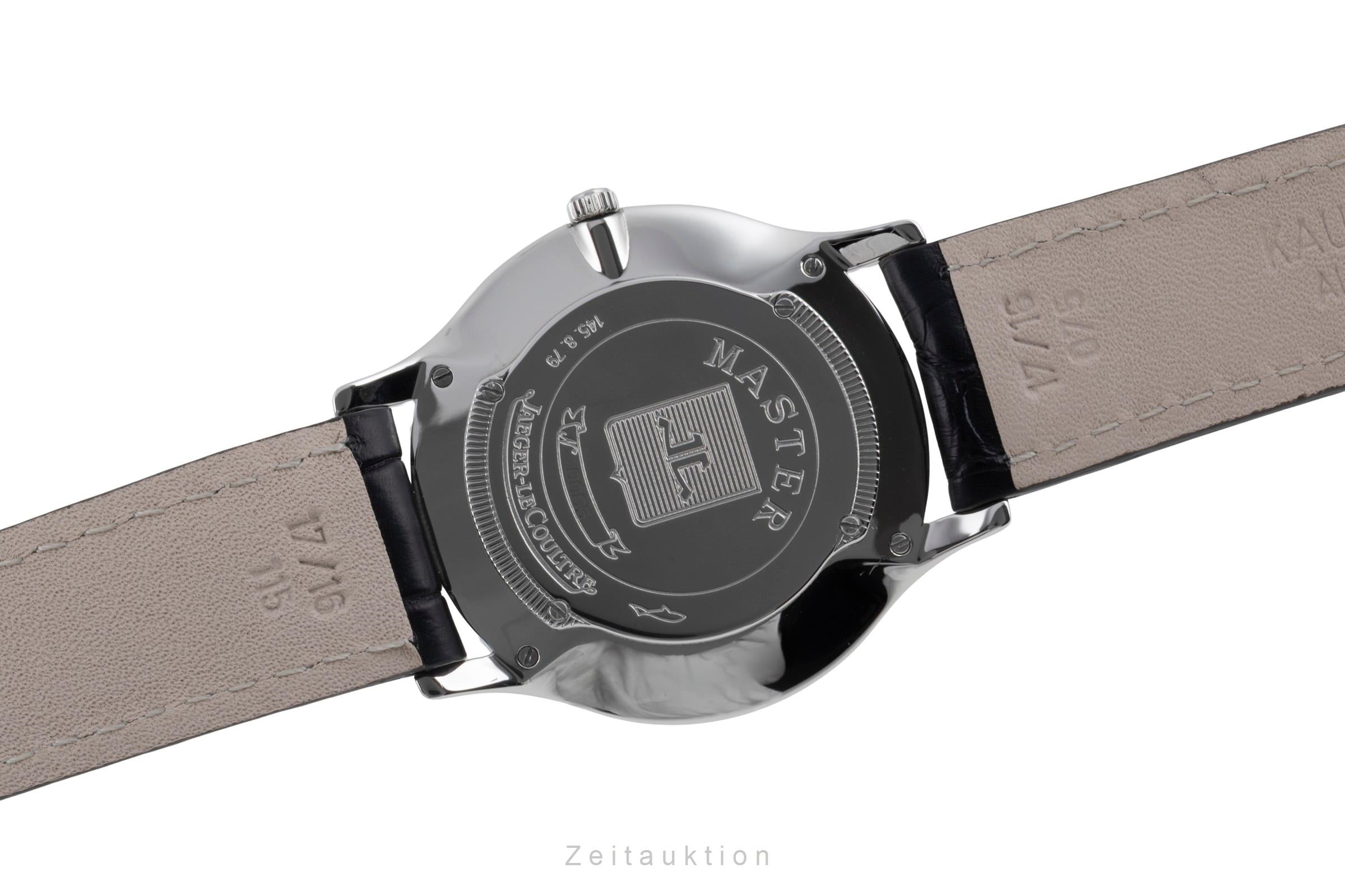 Jaeger LeCoultre Master Ultra Thin Handaufzug Stahl Ref. 145.8.79 Klassiker [2603924]