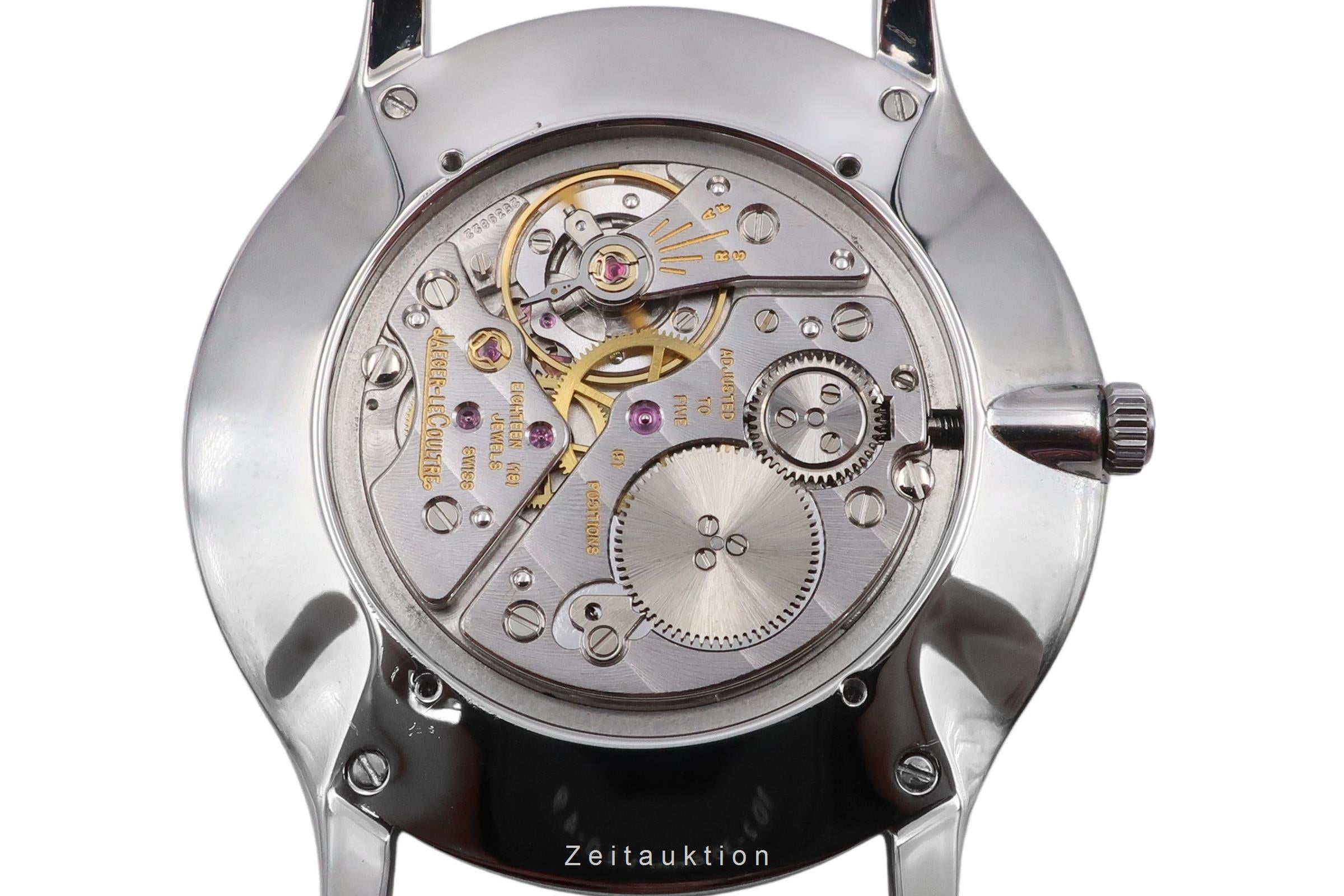 Jaeger LeCoultre Master Ultra Thin Handaufzug Stahl Ref. 145.8.79 Klassiker [2603924]