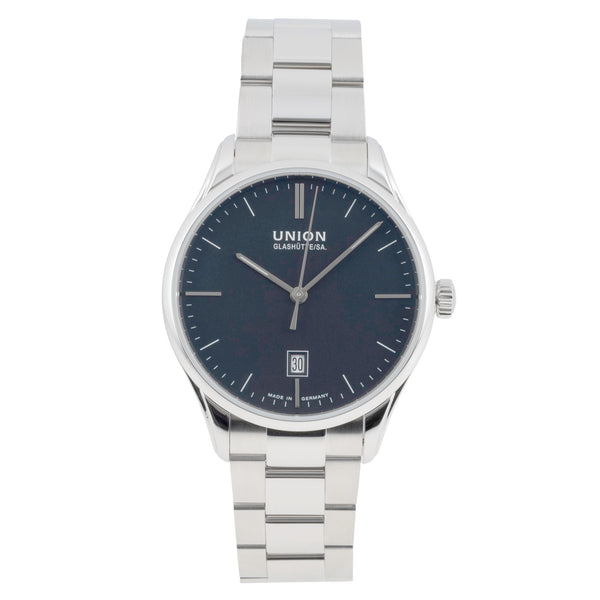 Union Glashütte Viro acero automático reloj para caballeros D011.407.11.051.00  [2603925]
