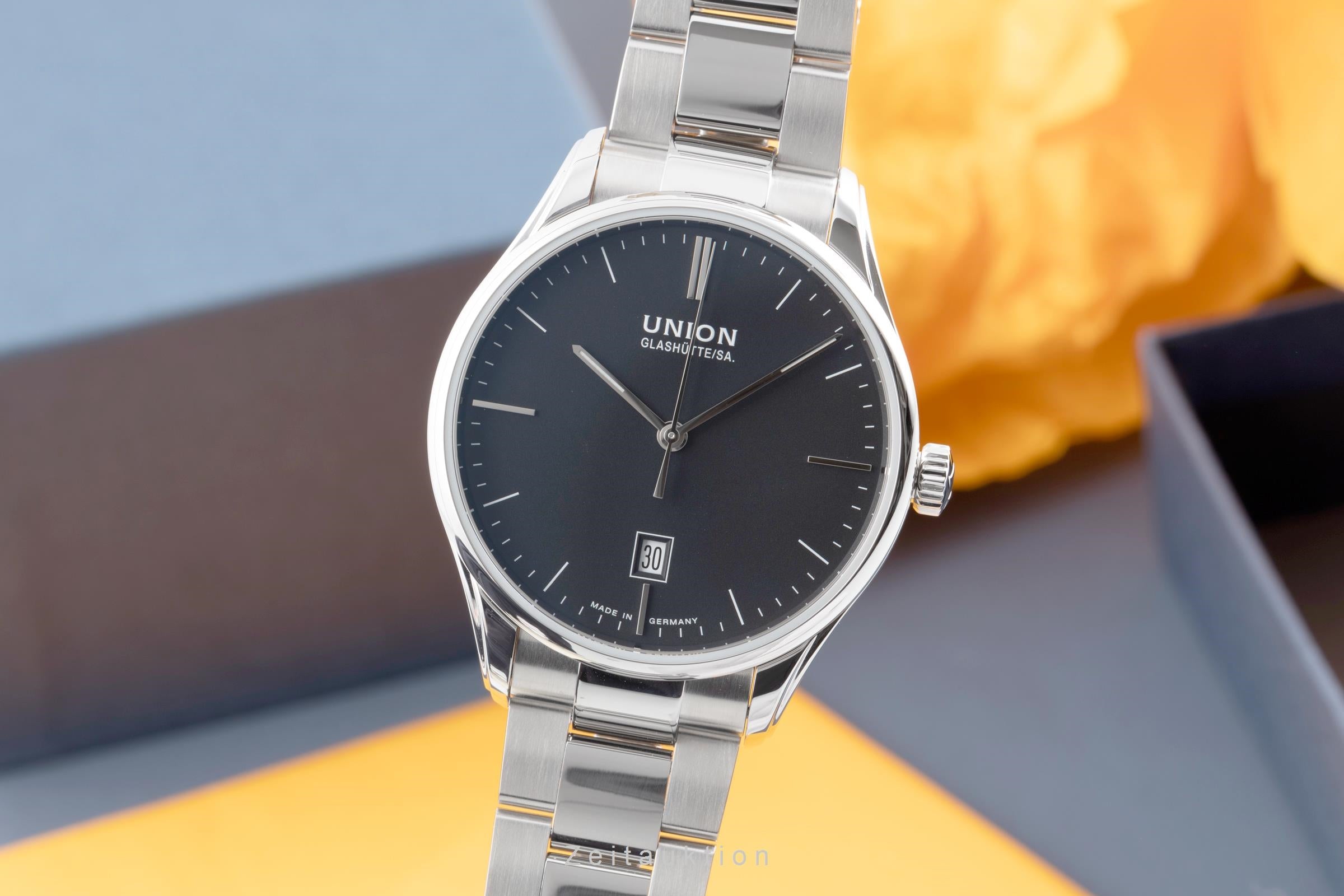 Union Glashütte Viro acero automático reloj para caballeros D011.407.11.051.00  [2603925]