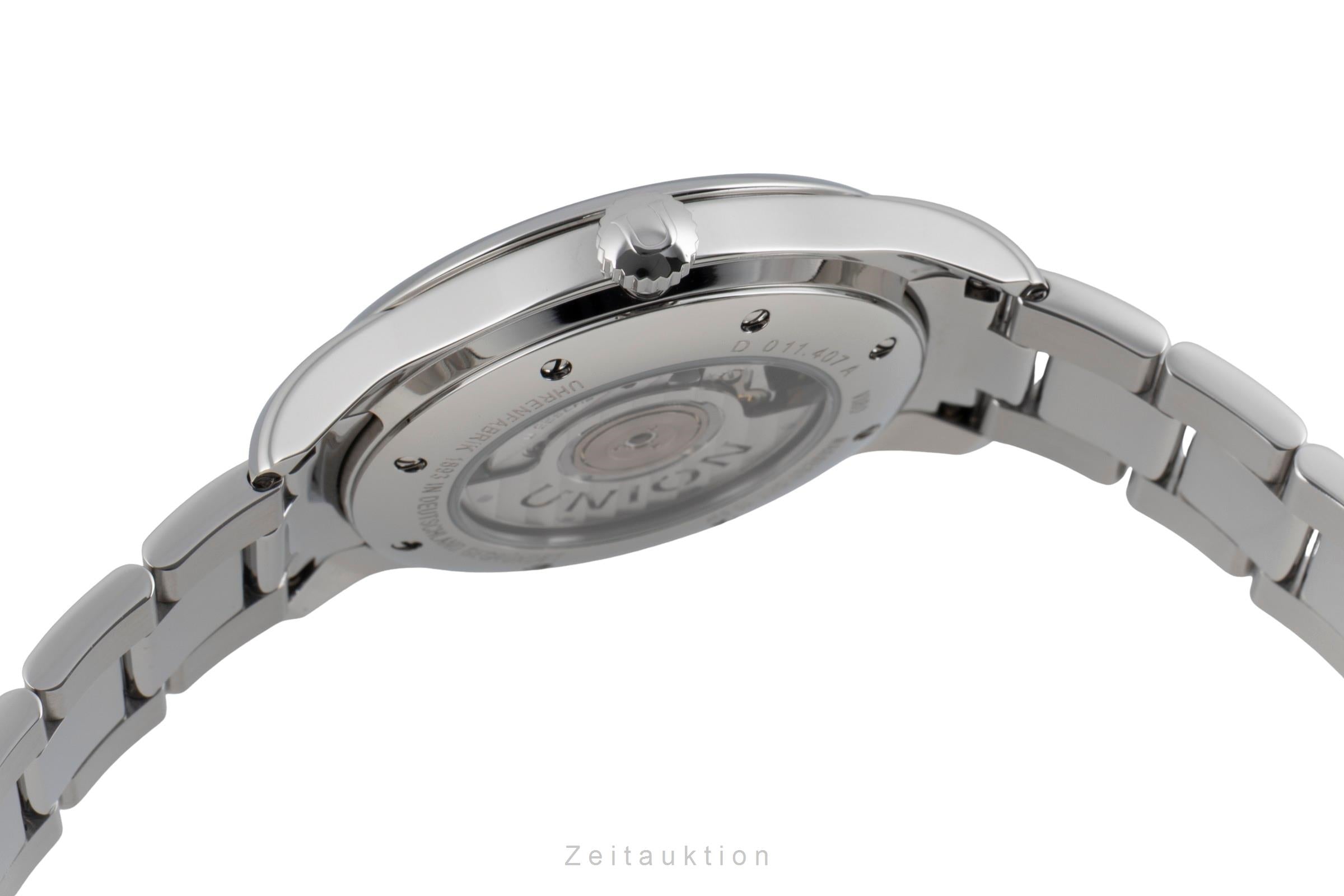 Union Glashütte Viro acero automático reloj para caballeros D011.407.11.051.00  [2603925]