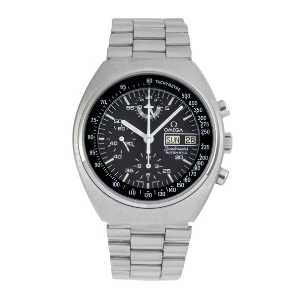 Omega Speedmaster chronograph steel automatic men's watch 176.0012 Vintage  [2603928]