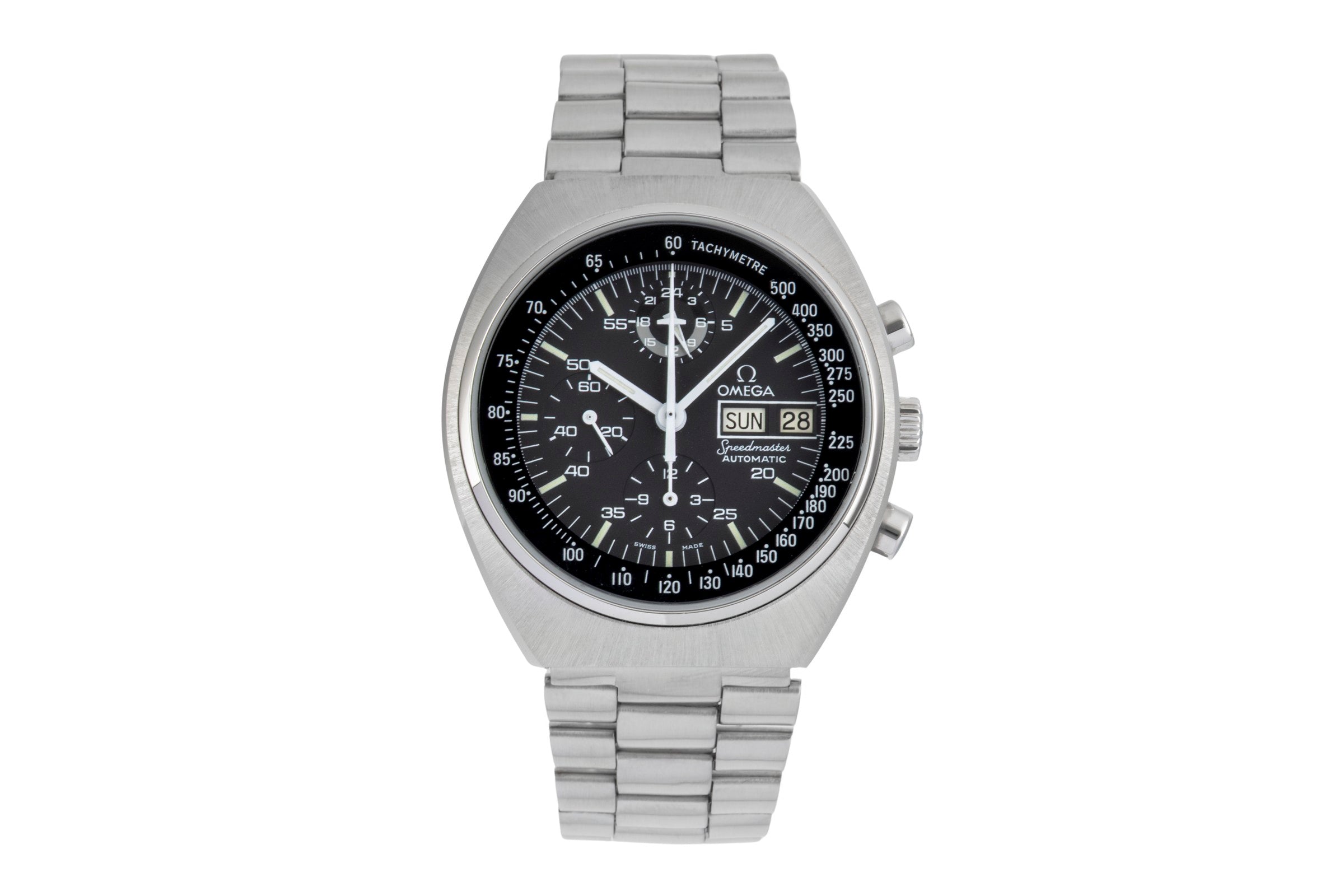 Omega Speedmaster chronograph steel automatic men's watch 176.0012 Vintage  [2603928]