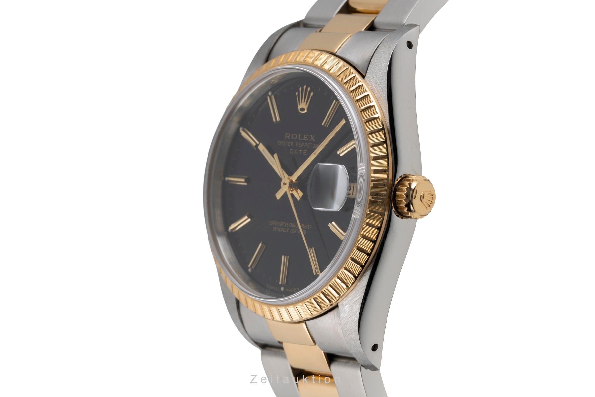 Rolex Date acciaio / oro automatismo orologio da uomo 15223  [2603930]