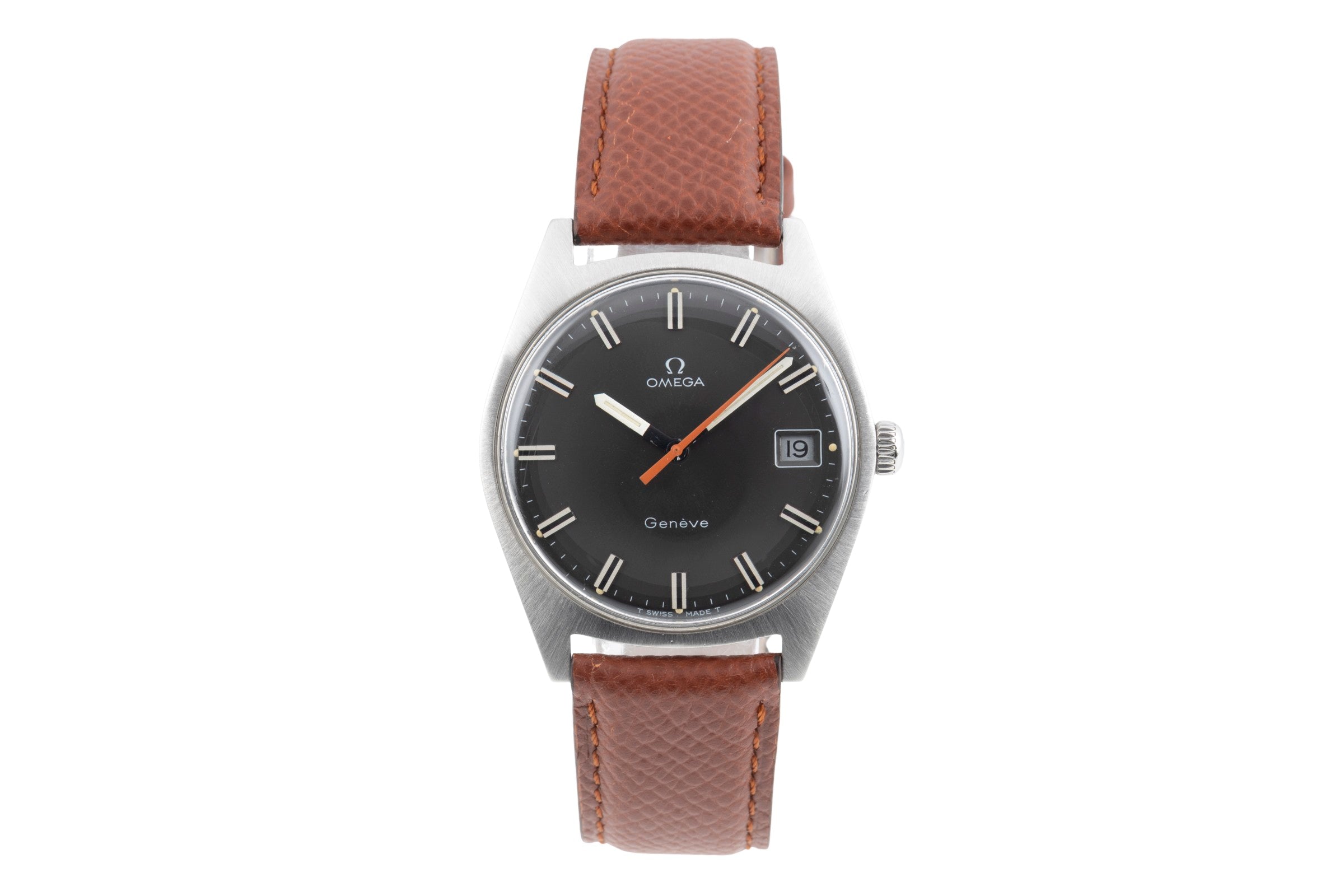 Omega Geneve steel manual winding Kal. 613 Ref. 136.041 ST