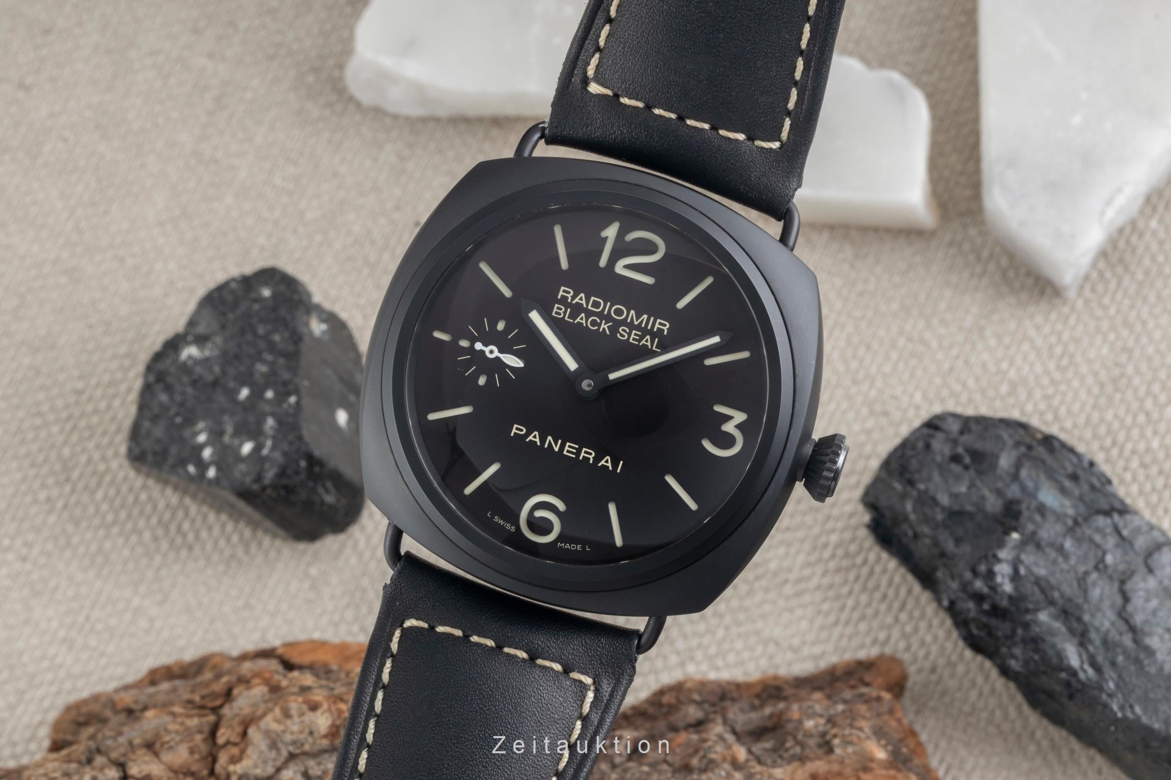 Panerai Black Seal céramique / acier à remontage manuel montre pour hommes PAM00292  [2603934]