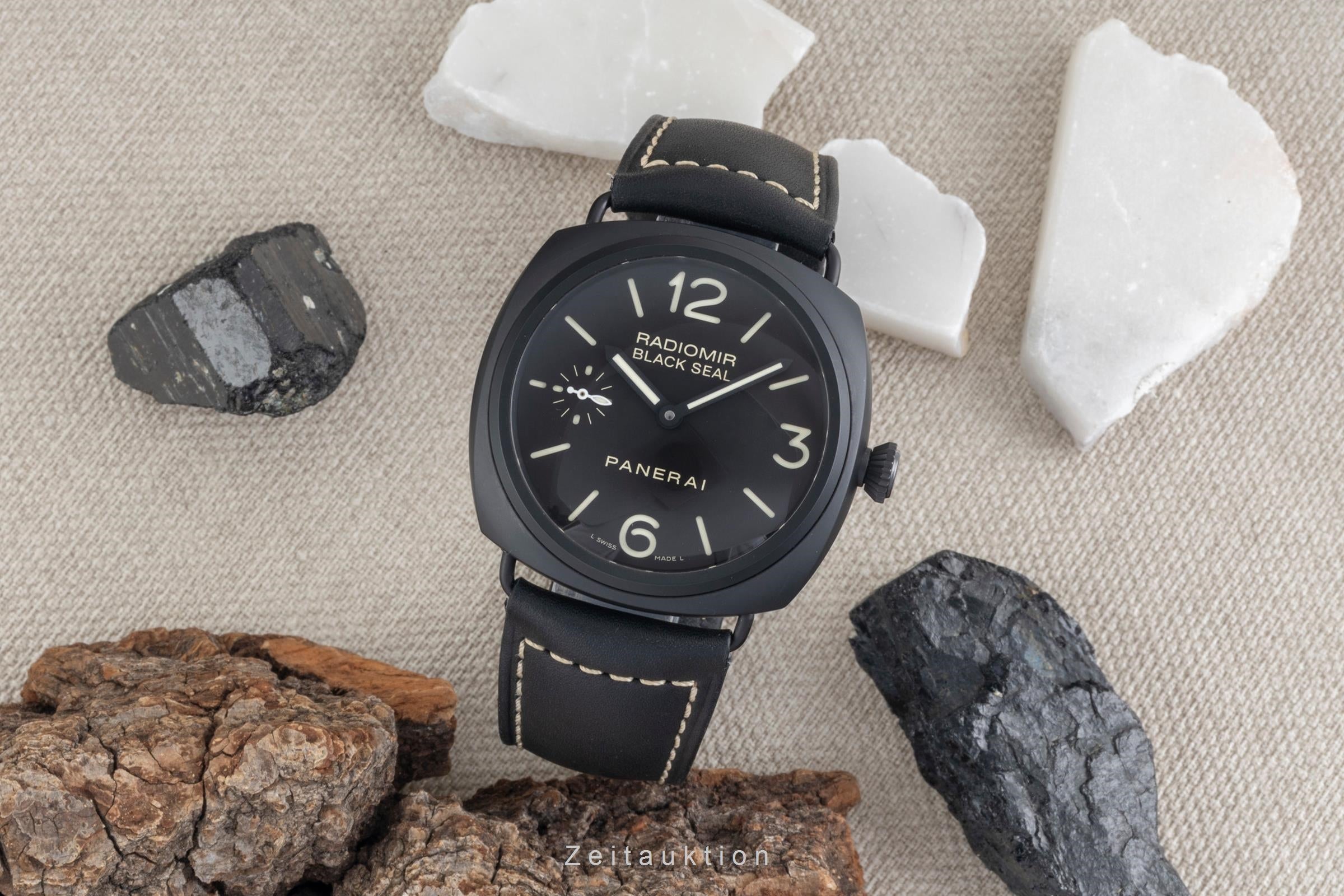 Panerai Black Seal céramique / acier à remontage manuel montre pour hommes PAM00292  [2603934]