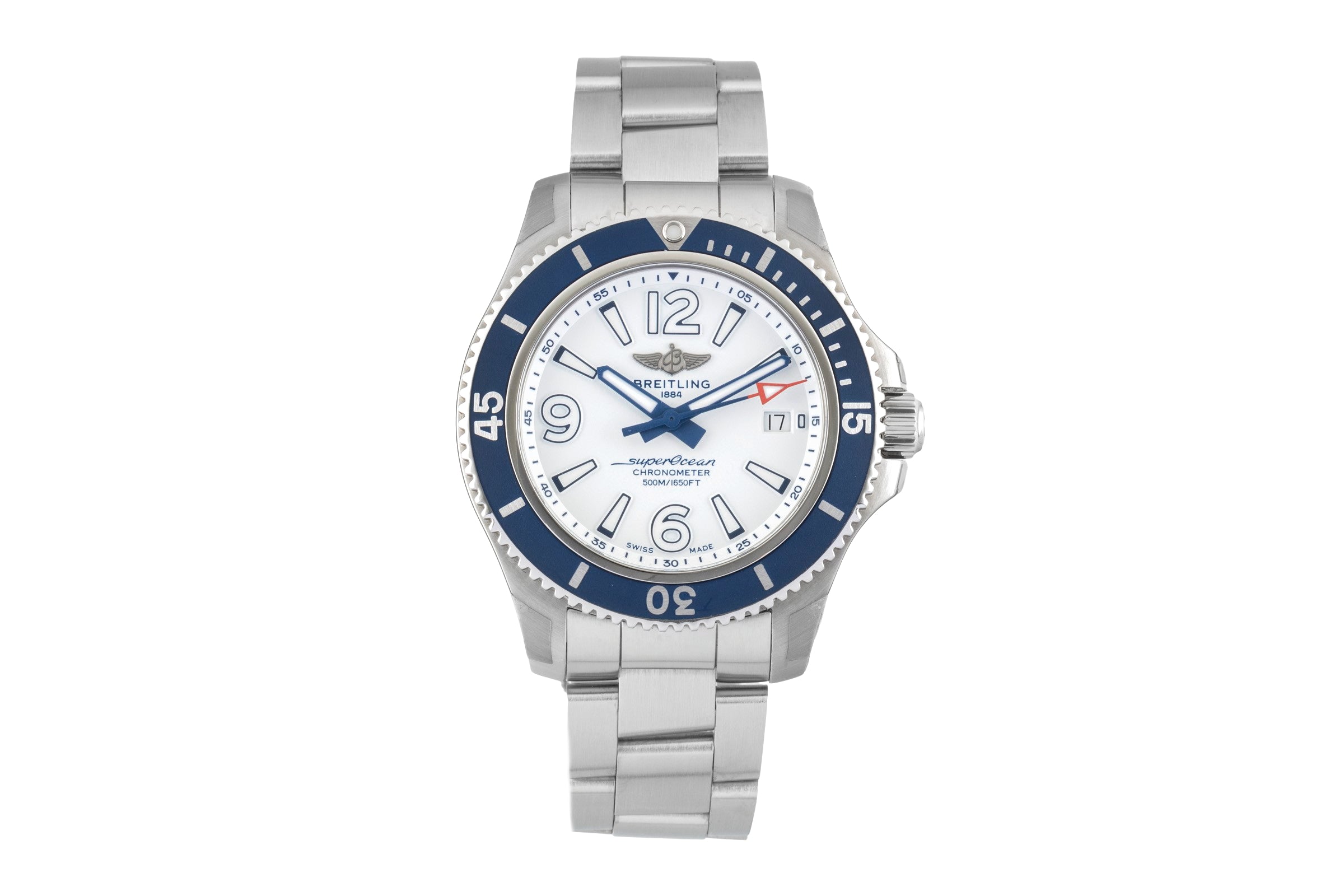 Breitling Superocean steel automatic men's watch A17366D81A1A1  [2603935]