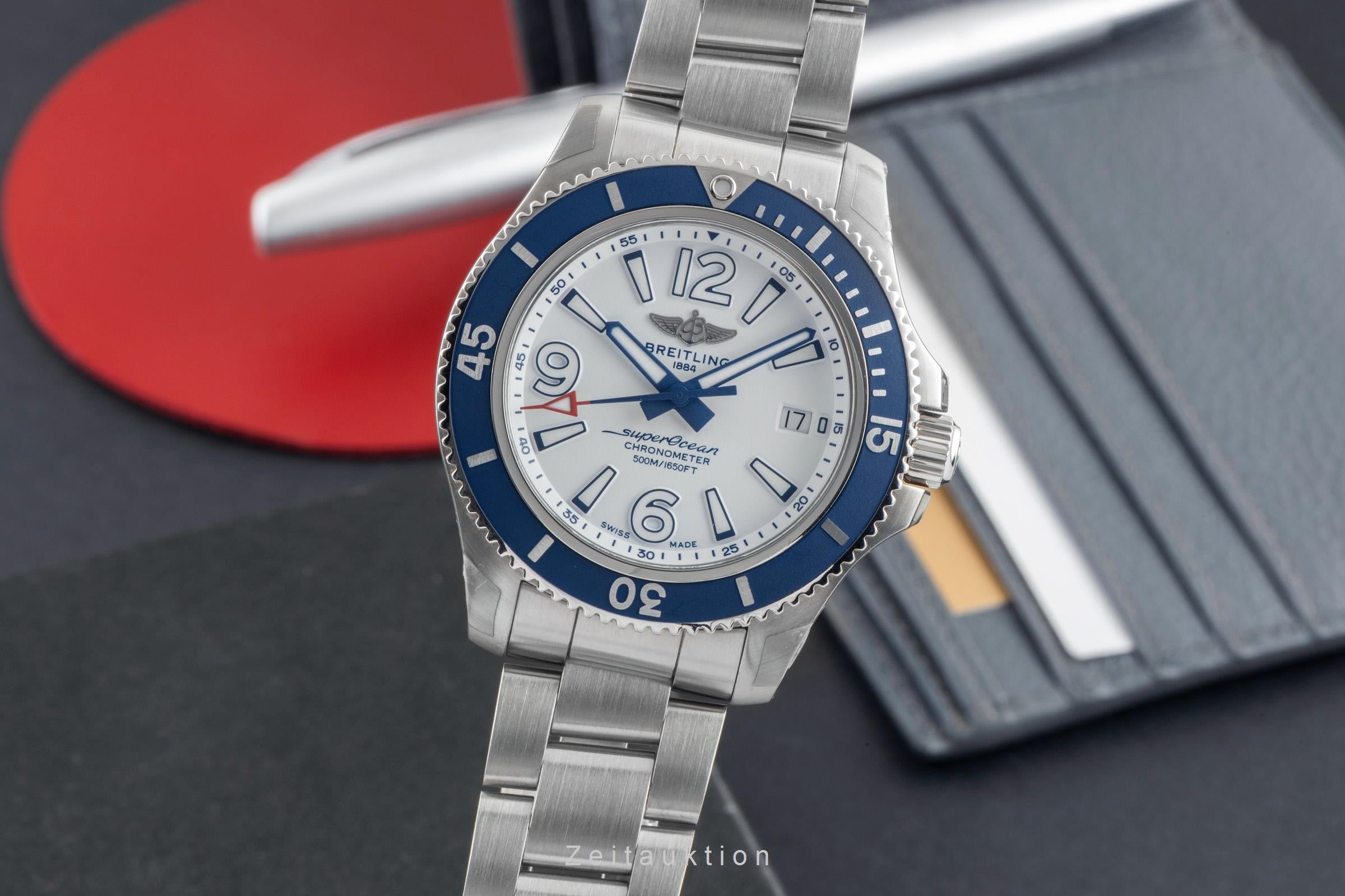 Breitling Superocean steel automatic men's watch A17366D81A1A1  [2603935]